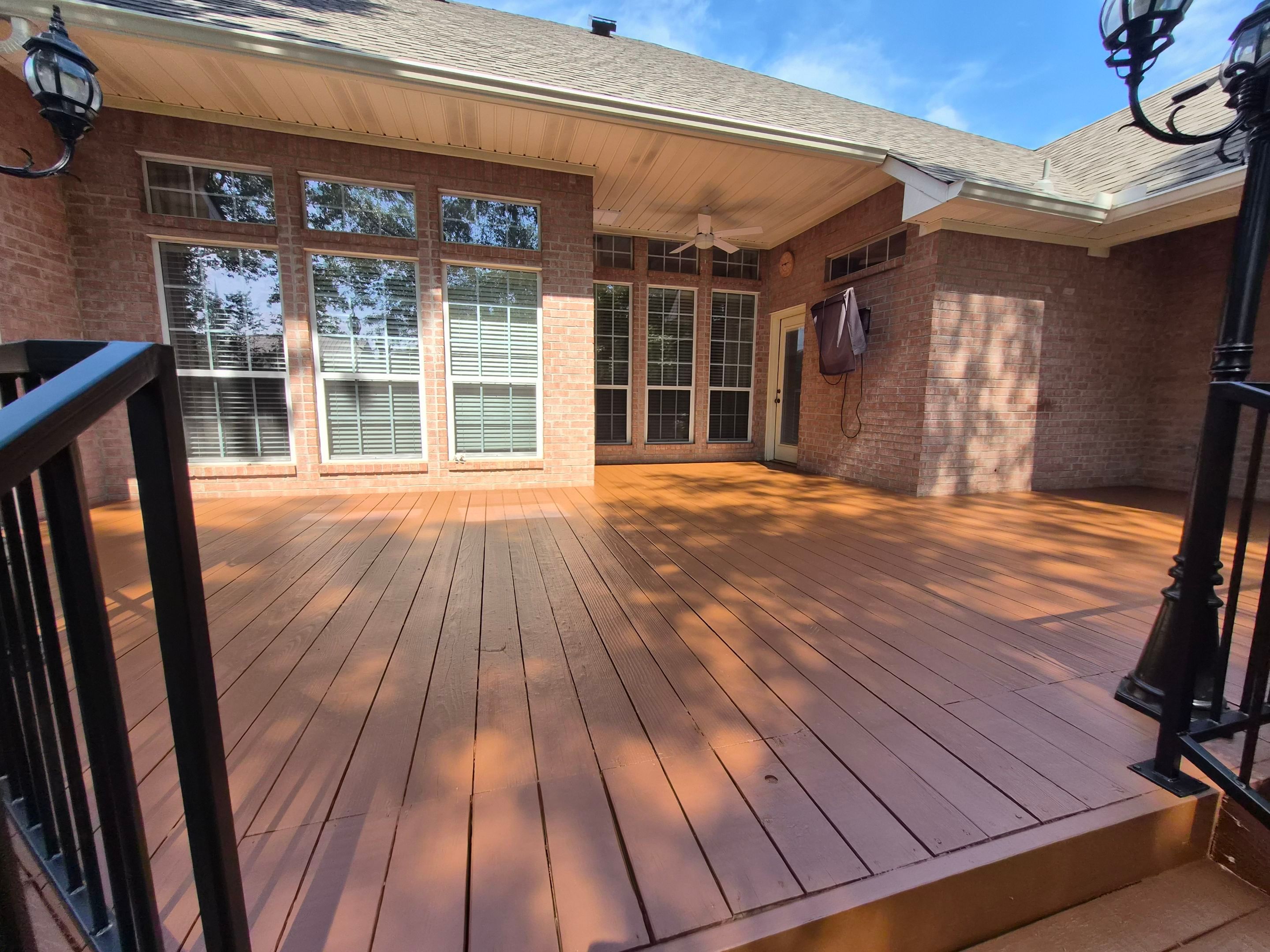 Tyler, TX Exterior Deck Staining & Color Refresh by Quality Coats Painting