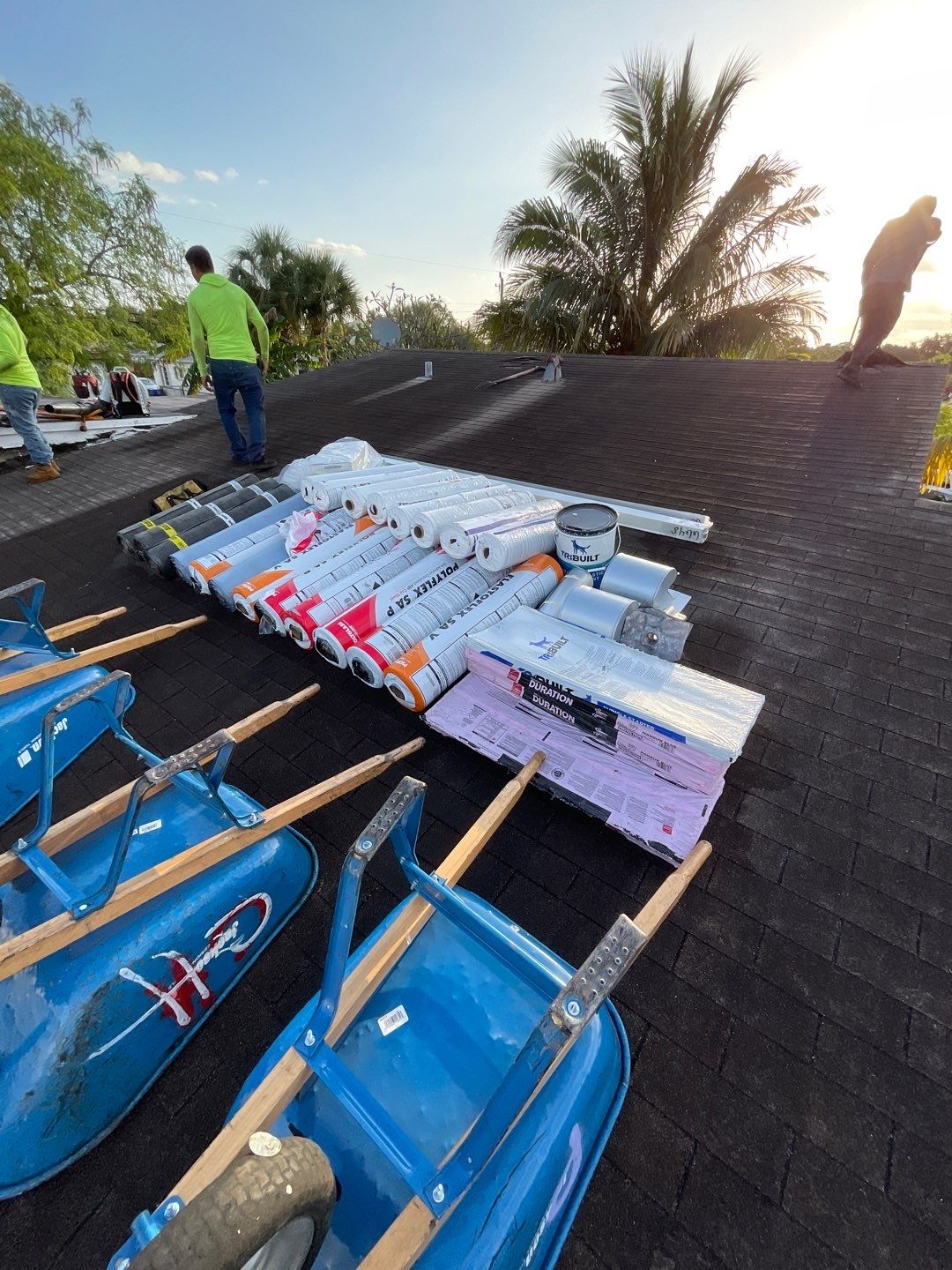Beautiful Blue Shingle Re-Roof in Hollywood! by First Due Roofing
