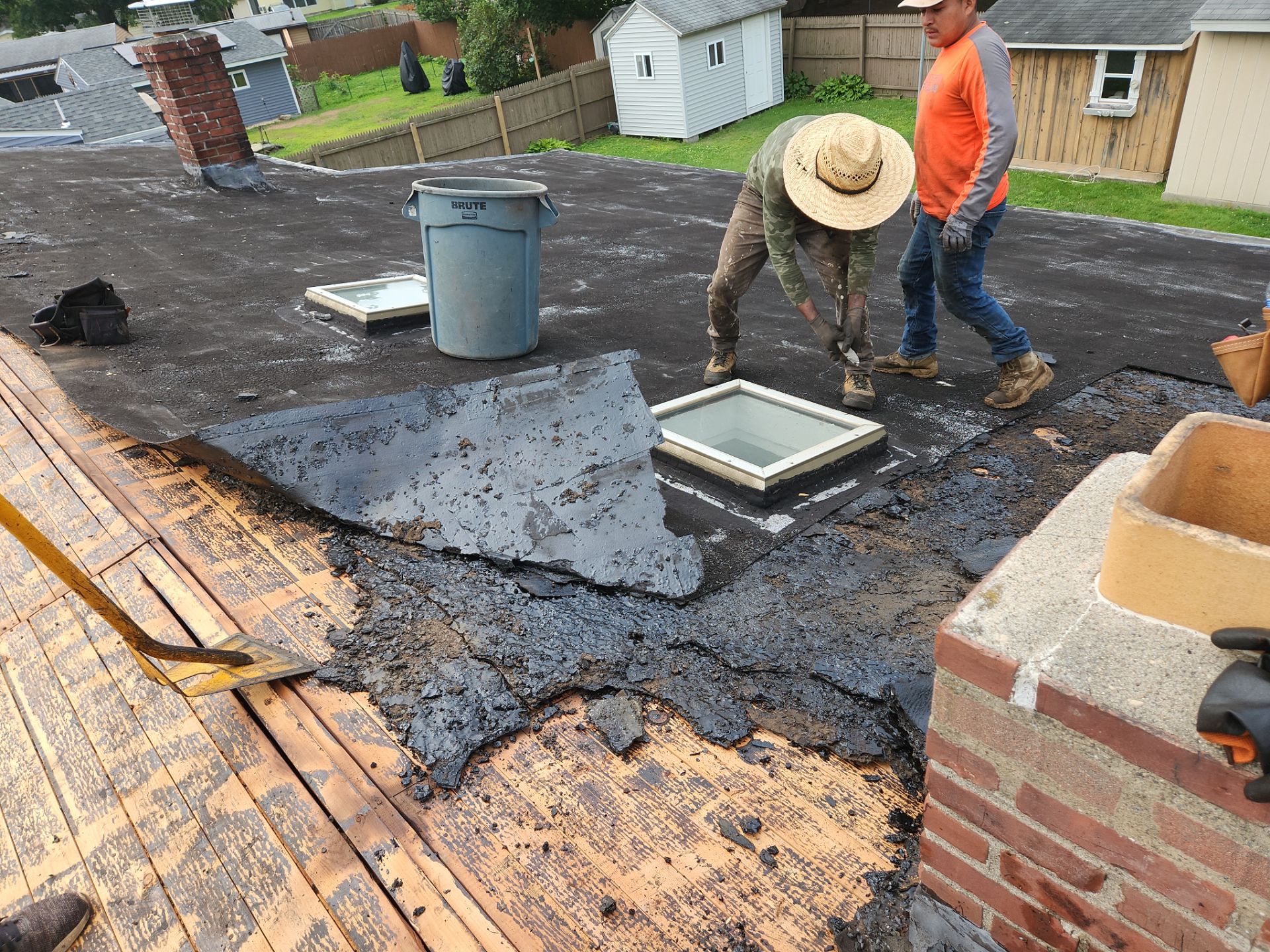 Residential Roofing Installation using Owens Corning TruDefinition Duration AR - Estate Gray by A Plus Exterior