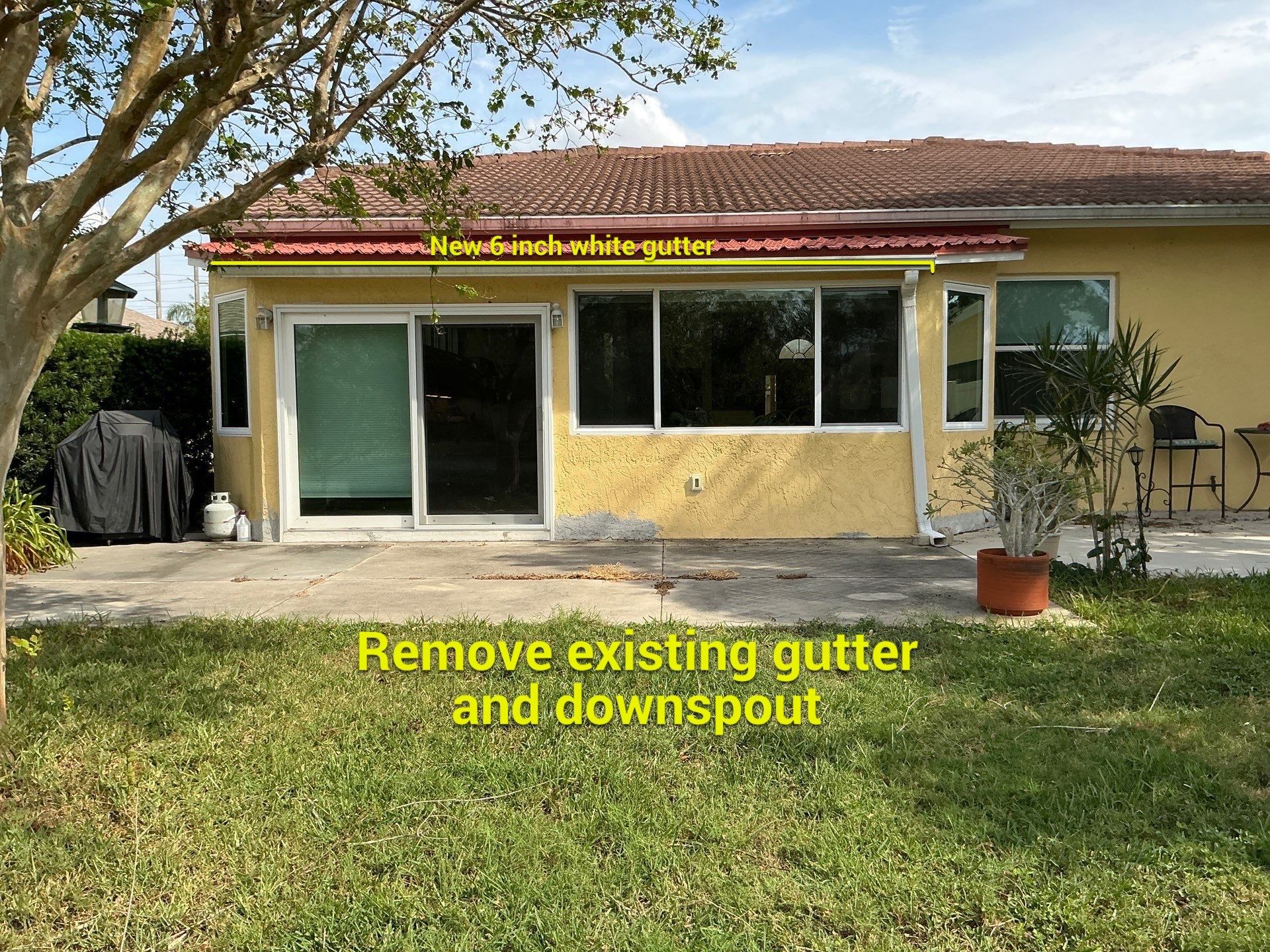 Splash Guard Installation in Bradenton FL by Gutter Professors
