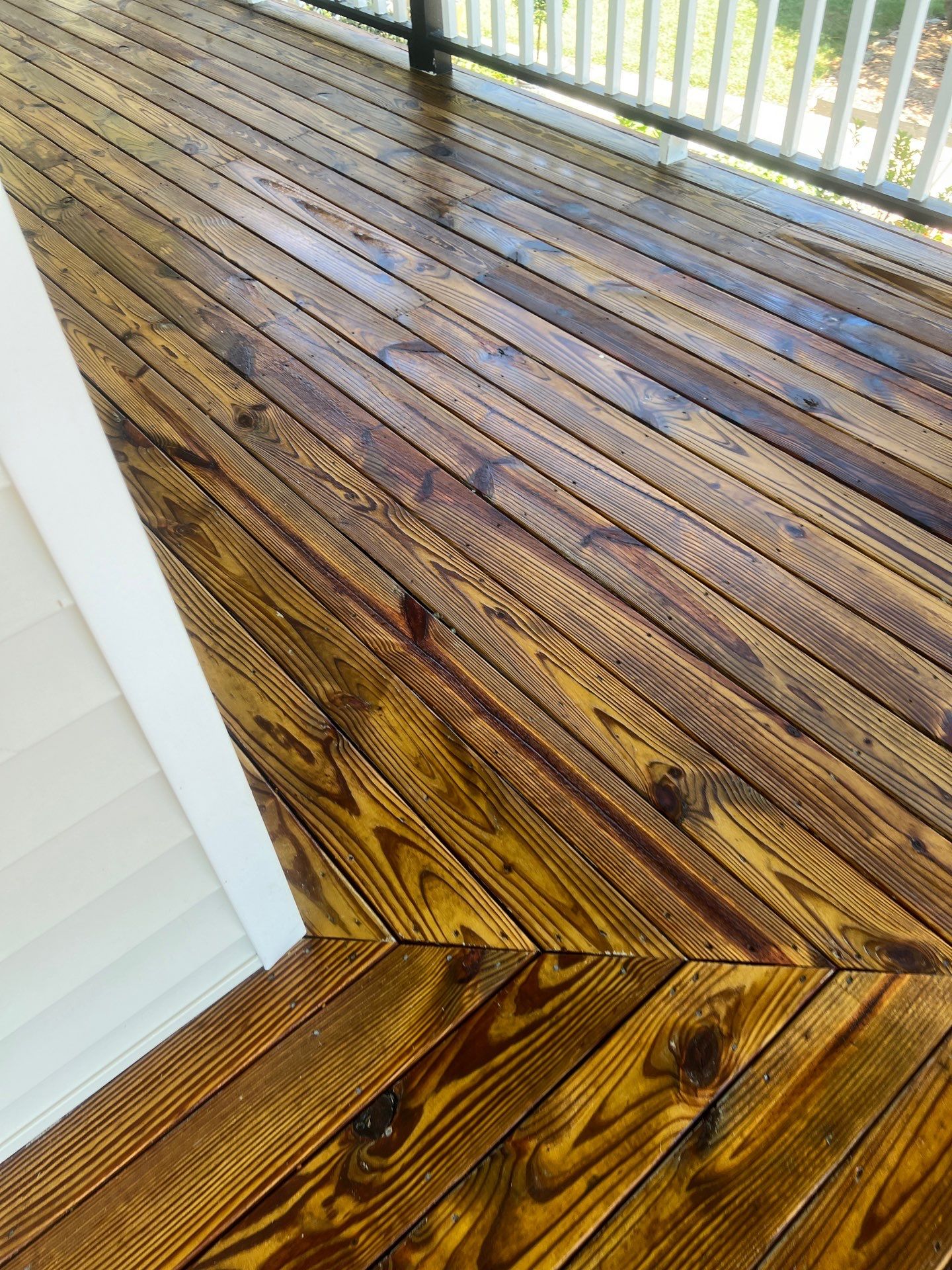 Weathered Deck using Wood Sealant by DuraSeal