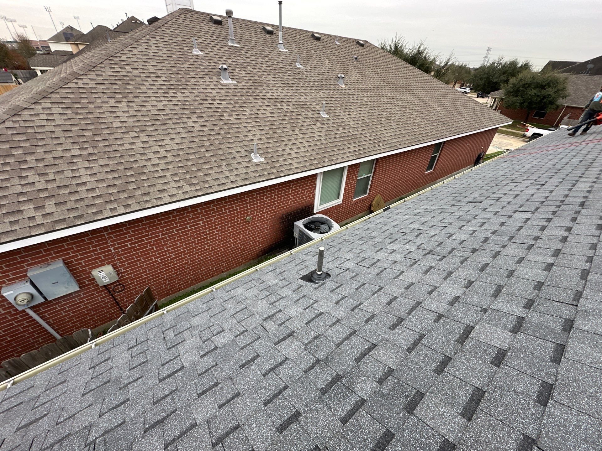 Project in Houston by Motion Roofing