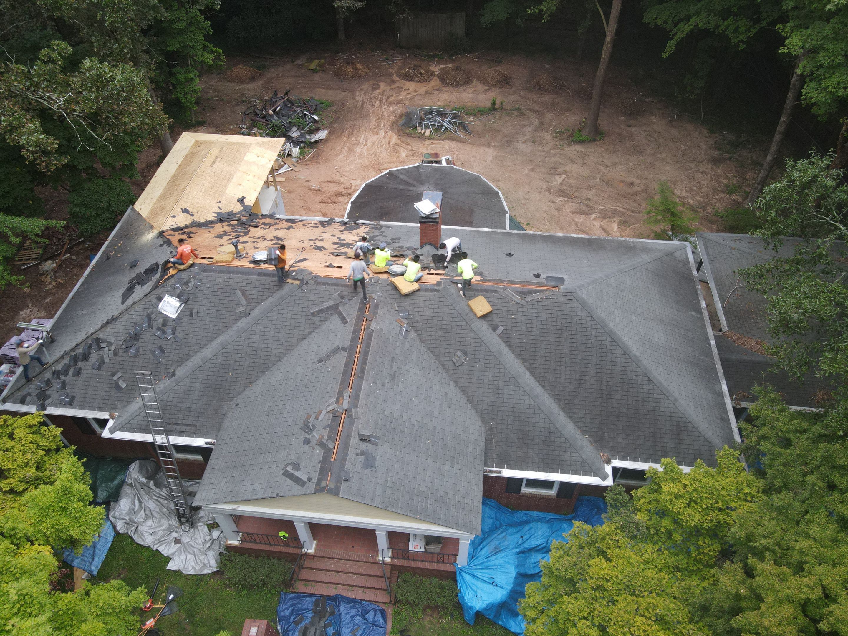 Residential Roofing Installation using Owens Corning by Inspector Roofing and Restoration