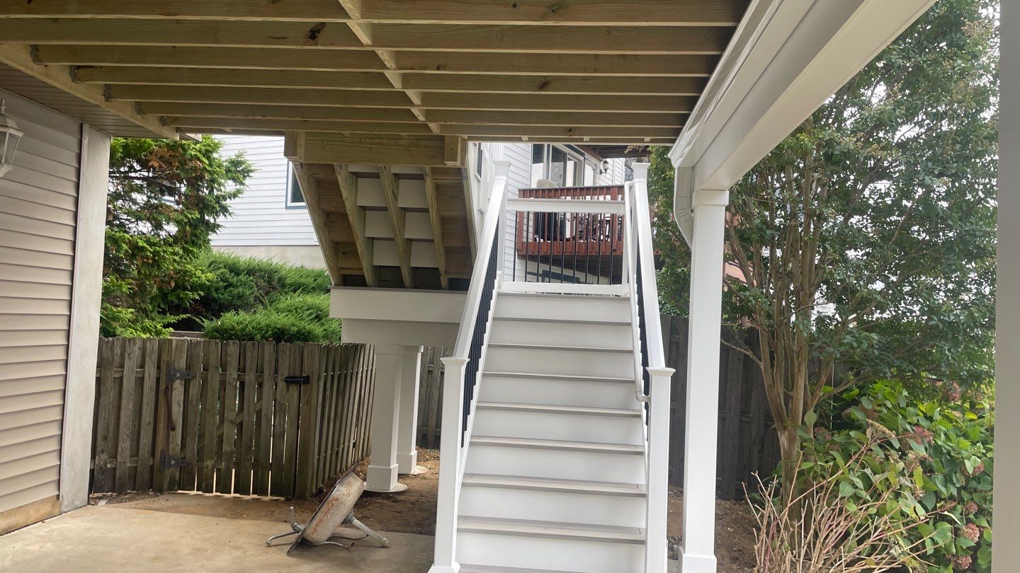 Waterfront deck In Keyport  by deck guardian