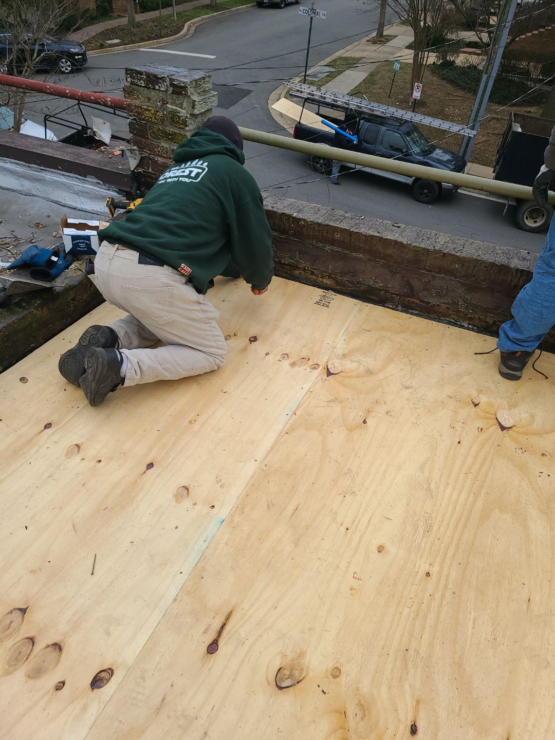 Arlington Flat TPO Roof Installation by RM Banning, Inc.