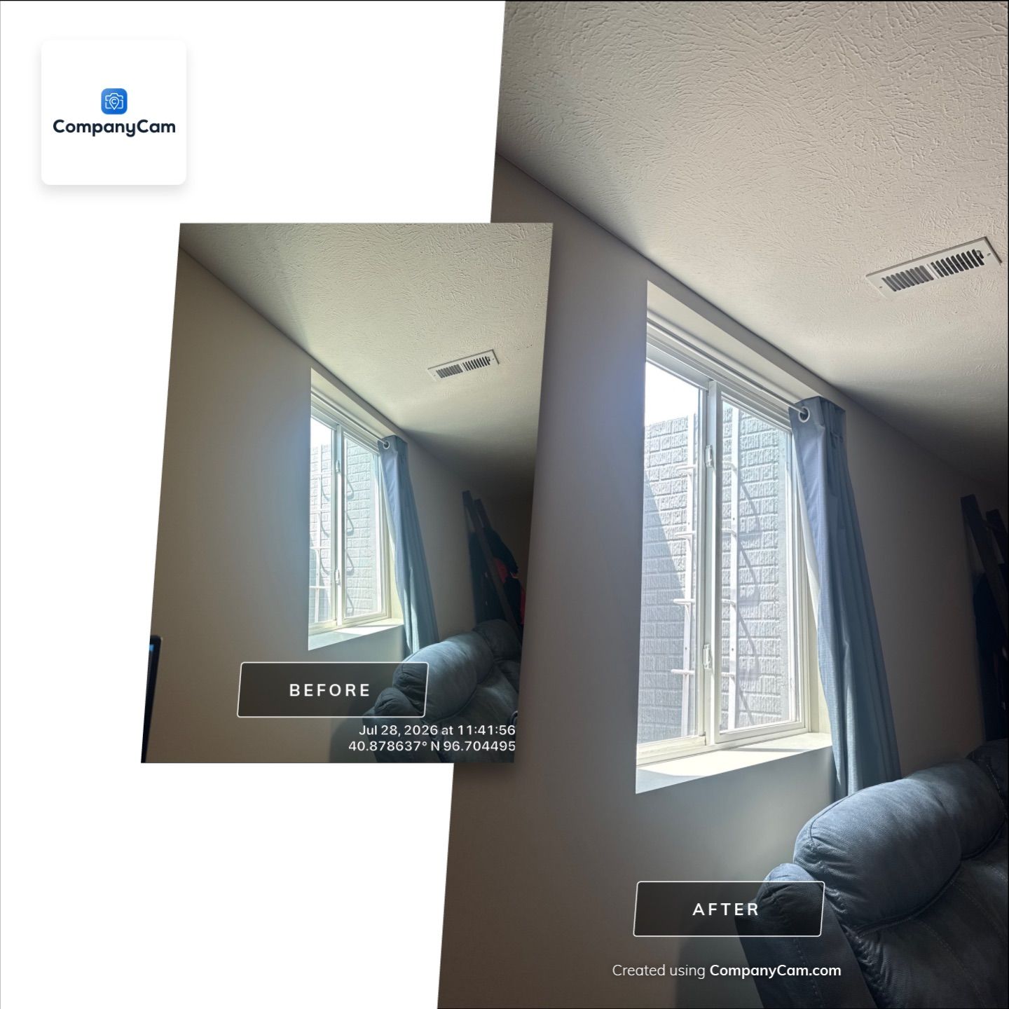 Lincoln Basement Renovation Addressing Egress Window Water Damage by CompanyCam Sales Demo