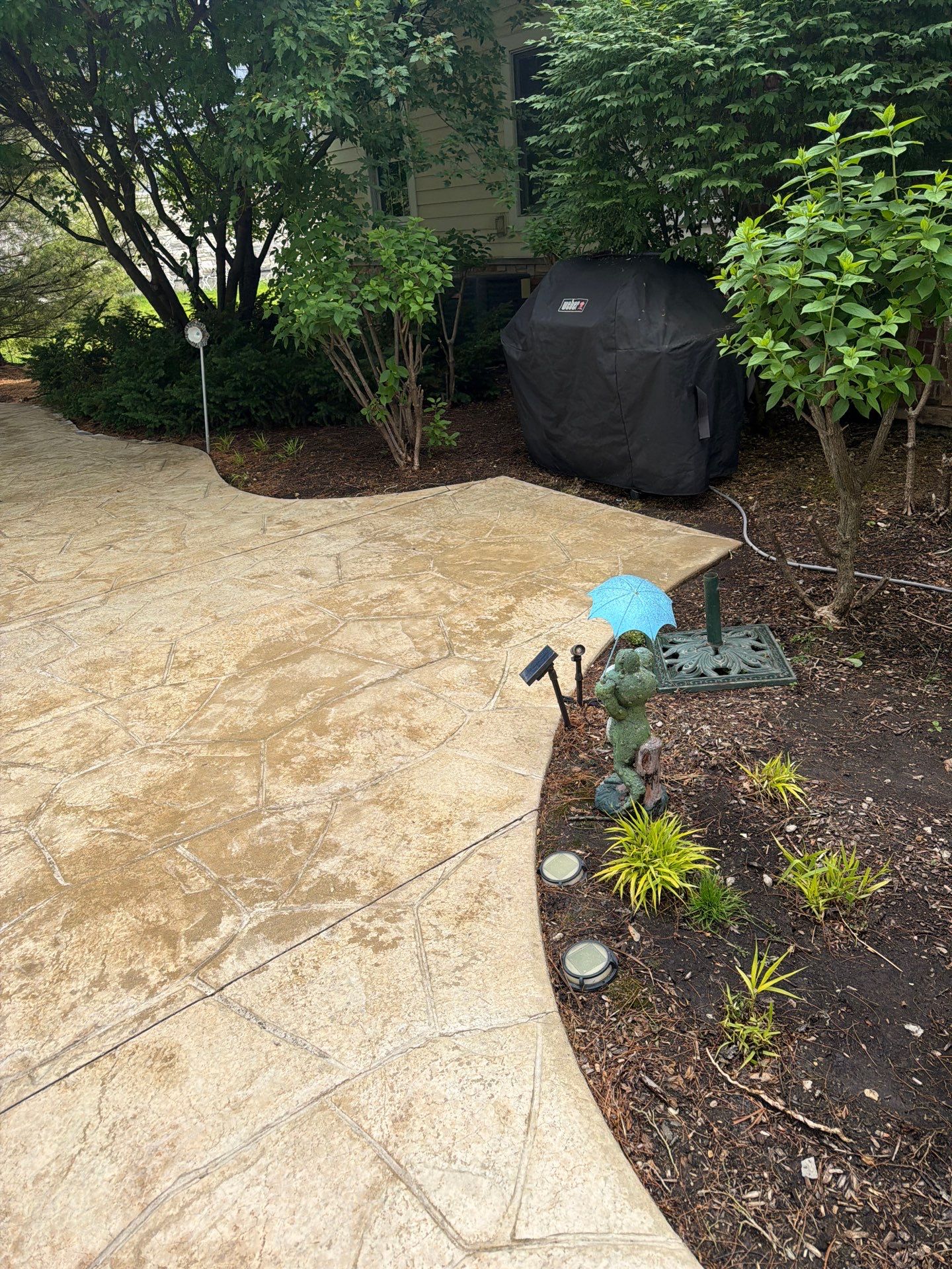 Stamped Concrete Surface Cleaning by Northern Power Washing LLC.