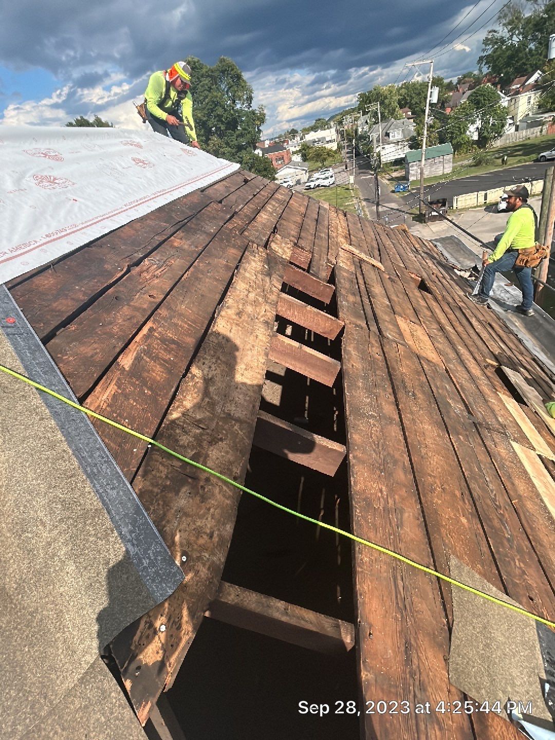 Residential Roofing Installation using Performance Shingles by Mr. Roofer