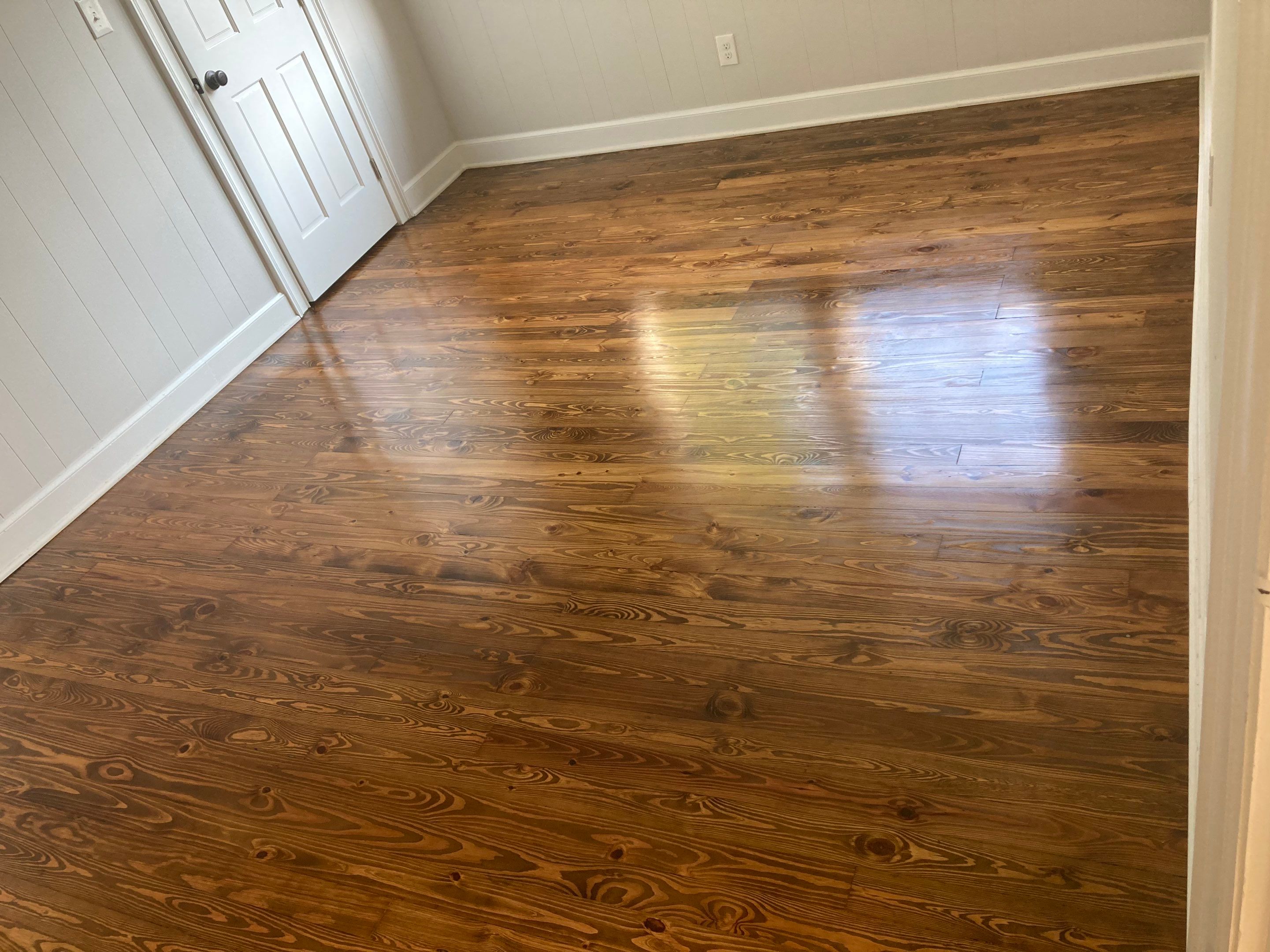 Hardwood floor refinish/restore by Footprints Floors of Nashville