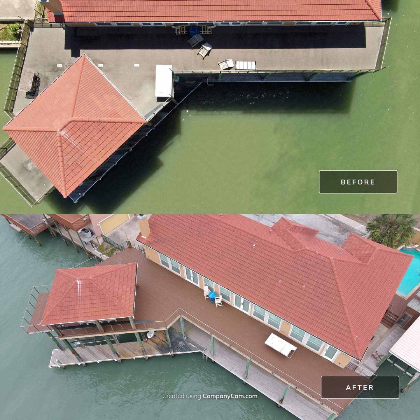 Waterfront Walkout Waterproofed! by Bayfront Roofing and Construction