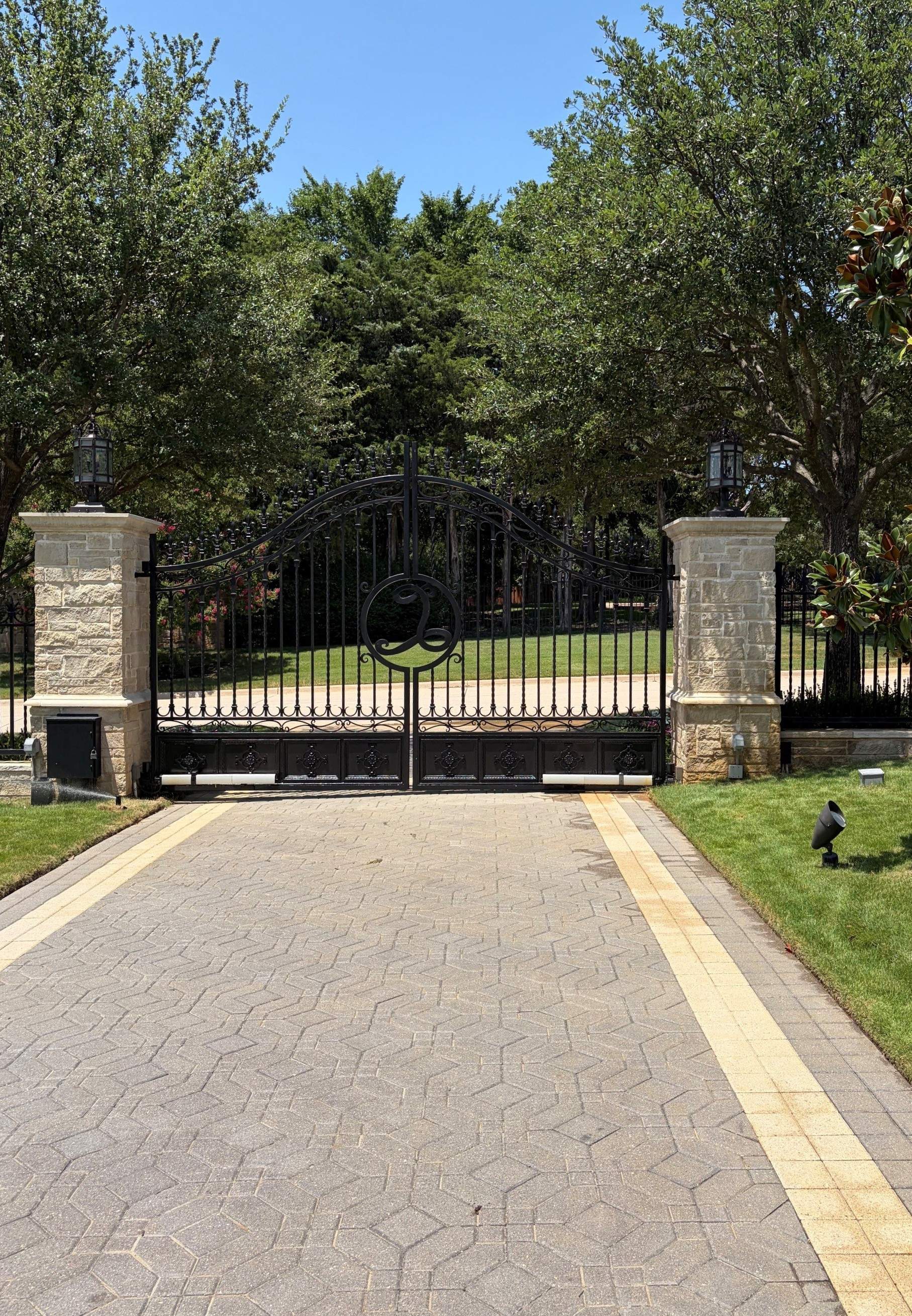 Custom Outdoor Lighting Installation for Southlake Residential Estate by Solara Custom Living