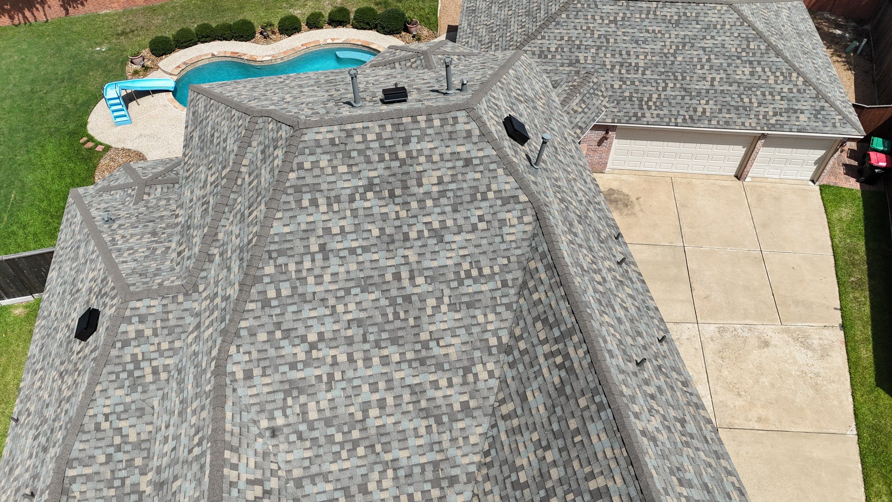 Residential Roofing Installation using IKO Nordic in Cypress by Core Four Roofing