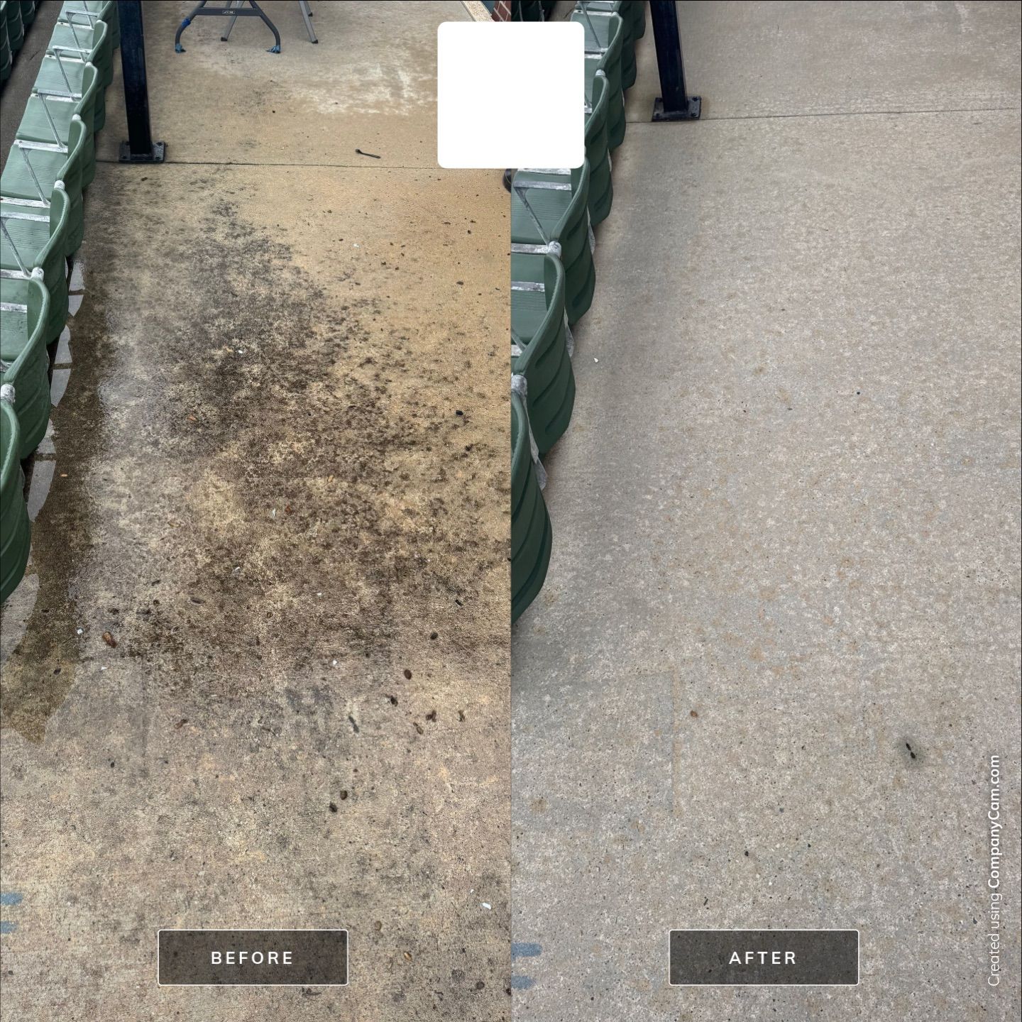 Stadium Cleaning in Wilmington by Shark Power Washing