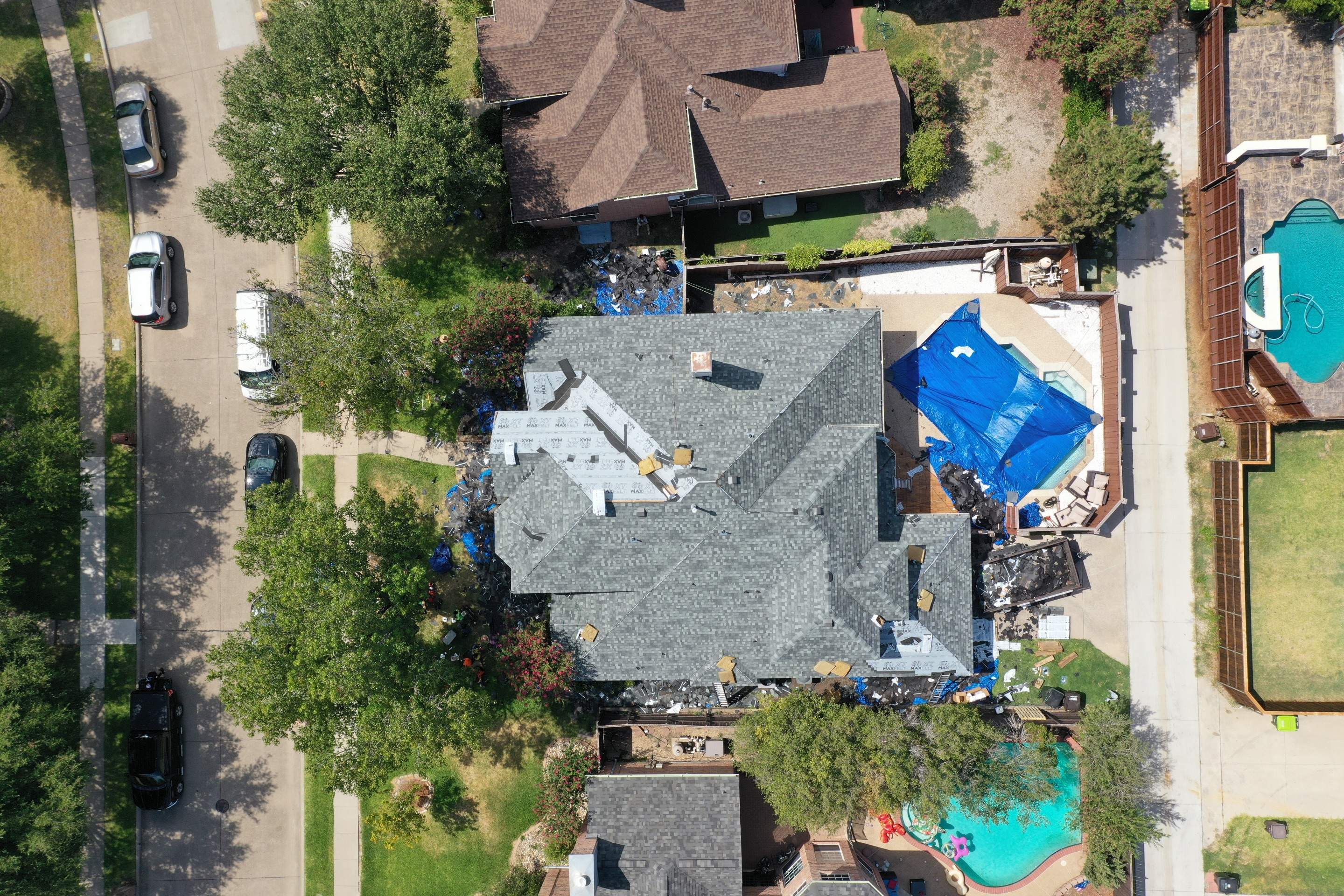 Residential Roofing Installation using IKO Dysnasty Class3 Summit Gray by Eminent Roofing & Auto Hail Repair