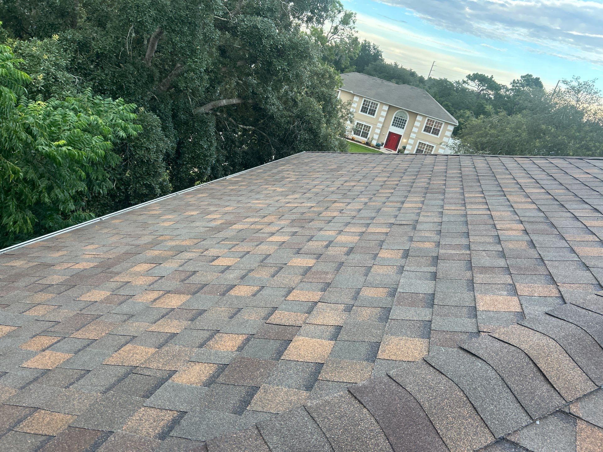 Deltona Roof Replacement Featuring Copper Canyon Shingles and Decking Repair by Pinnacle Roofing Group