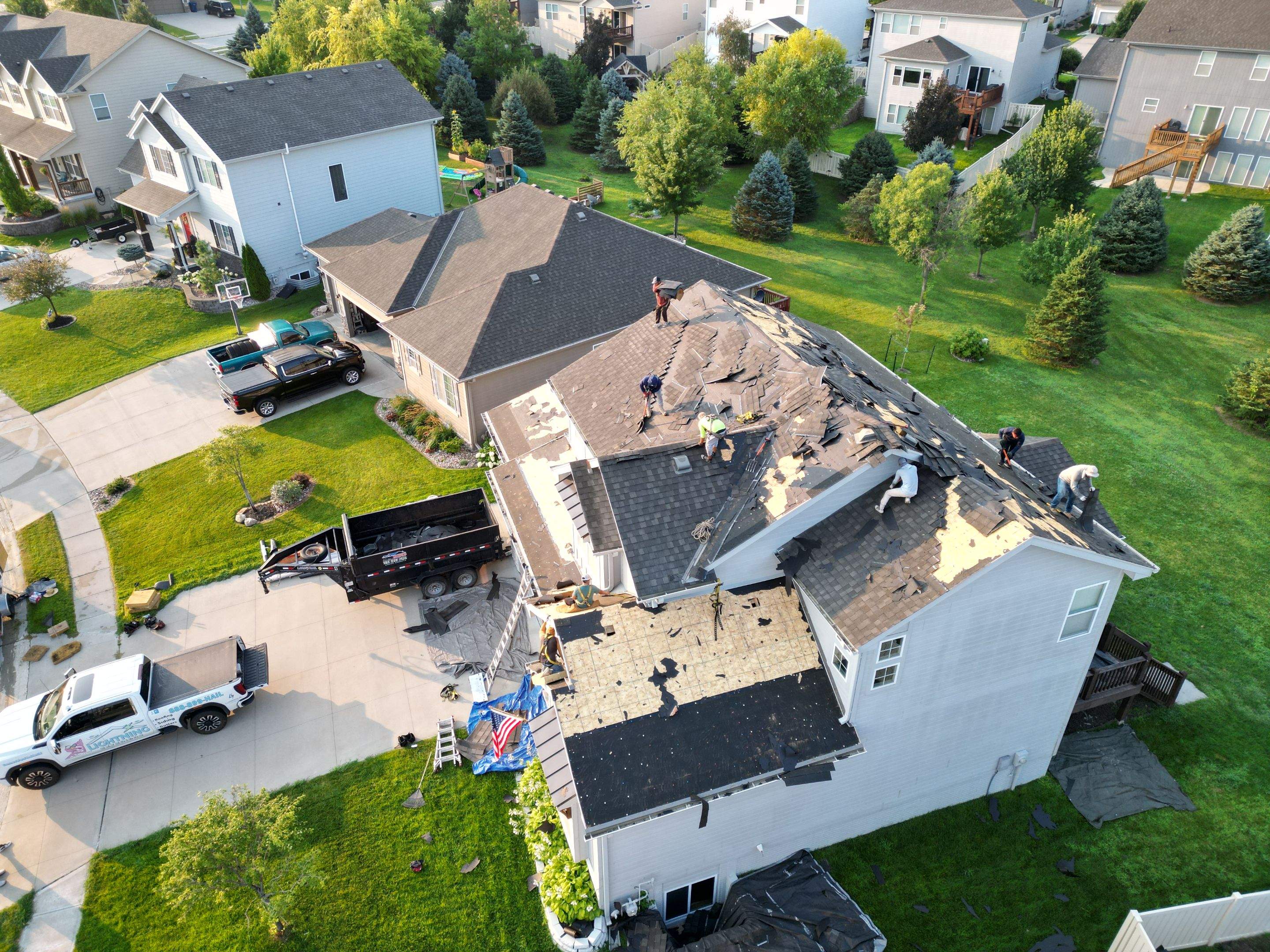 Nebraska Roof and Gutters by Lightning Exteriors