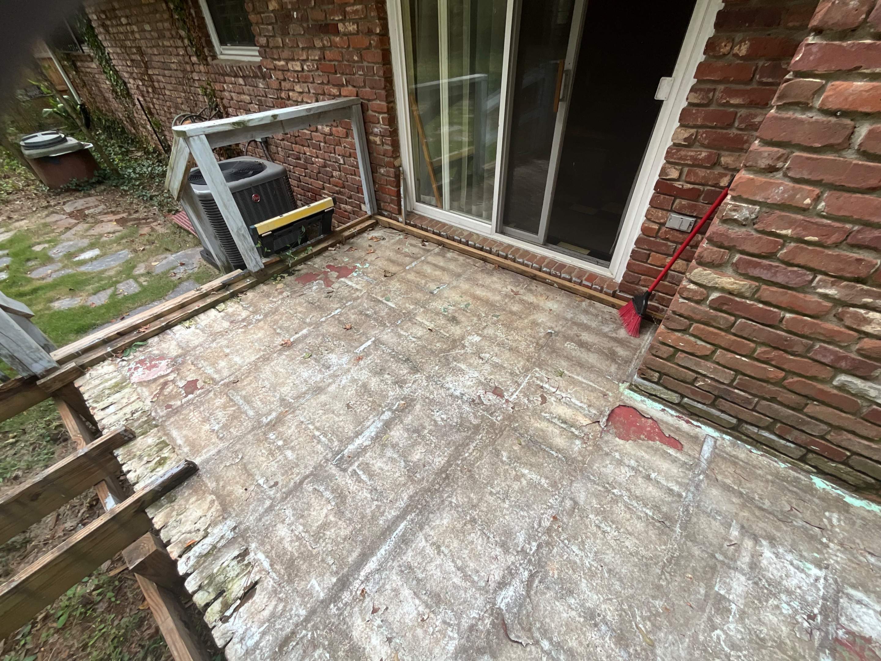 Pressure-Treated Wood Deck Replacement and Railing Installation in Marietta by Swift Home Renovations 