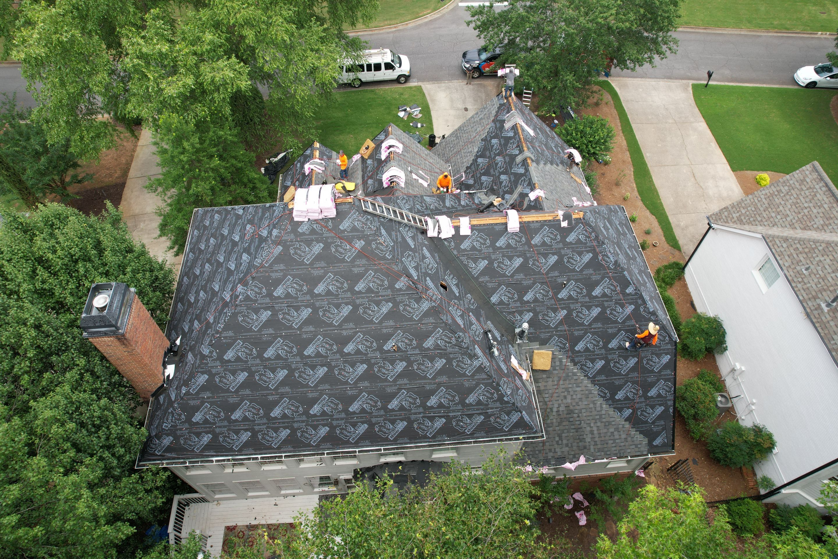 Residential Roofing Installation using Owens Corning by Inspector Roofing and Restoration