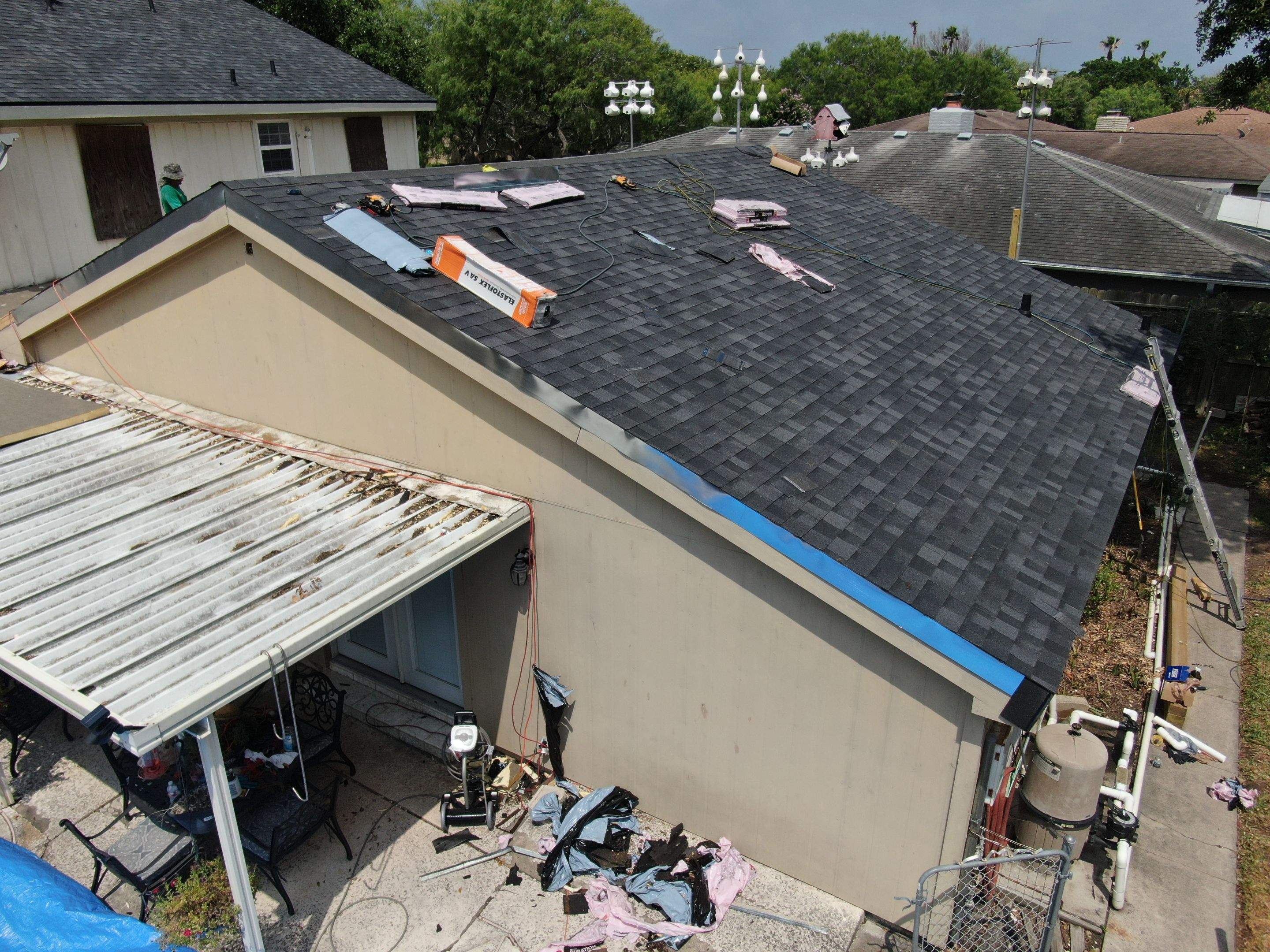 Its to Hot! Insulate this roof by Bayfront Roofing and Construction