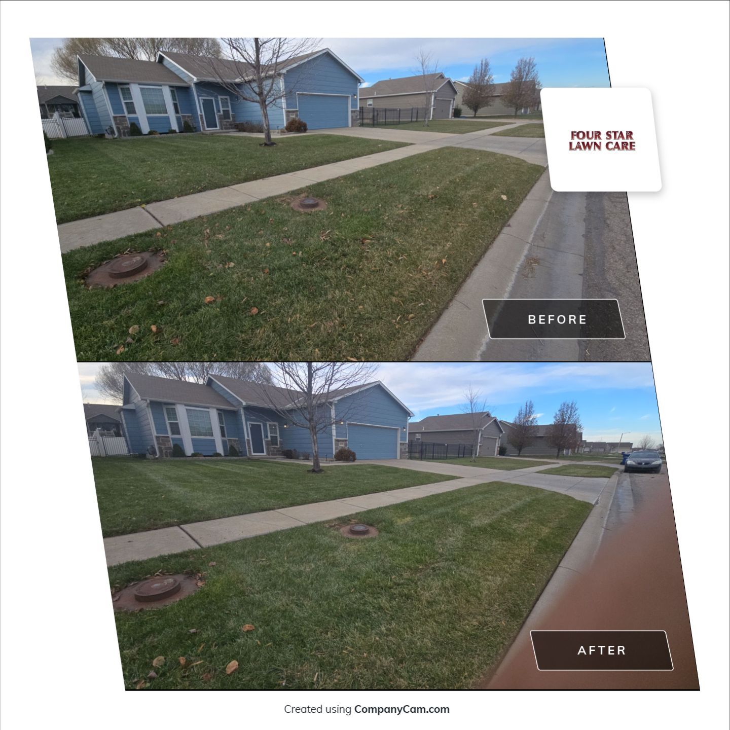 Project in Wichita by Four Star Lawn Care