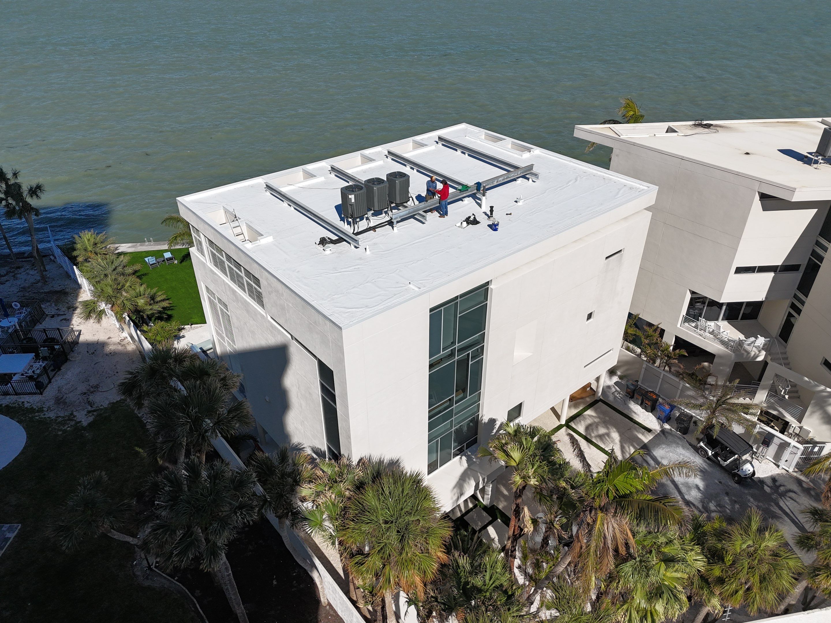 GAF EverGuard® TPO Roof Replacement – Siesta Key, FL by Steadfast Roofing
