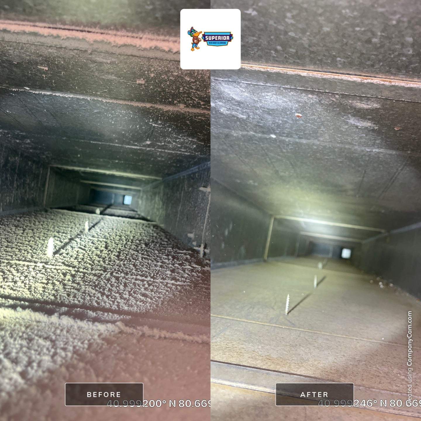 Air Duct Cleaning With a Vacuum Truck in Youngstown, OH by Superior Air Duct Cleaning
