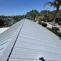 .032 Aluminum 1.5" Snap-Lock Dove Gray by Total Roofing System The Metal Roof Experts