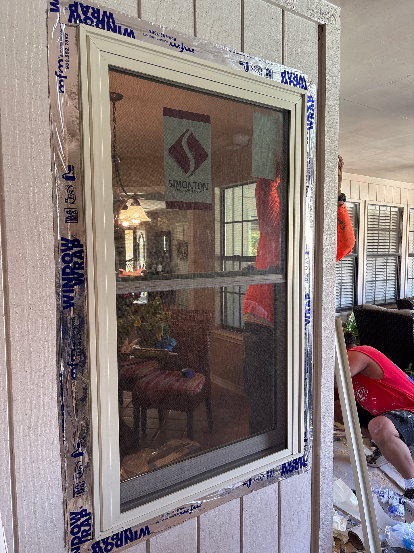 Impact windows brick install by Bayfront Roofing and Construction