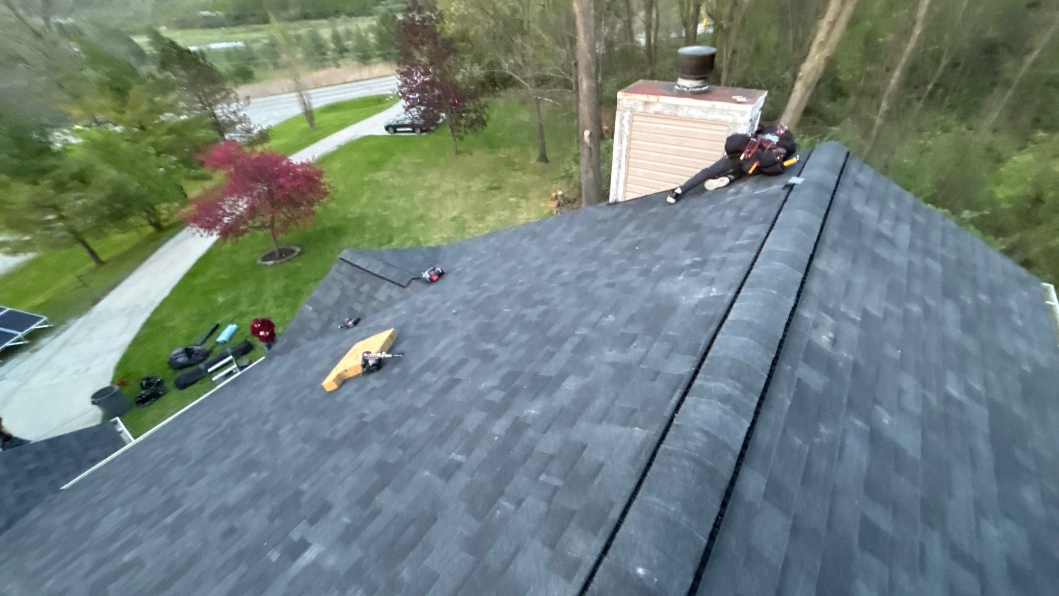 Roof Replacement using Malarkey Vista Brilliant Black by 180 Contractors