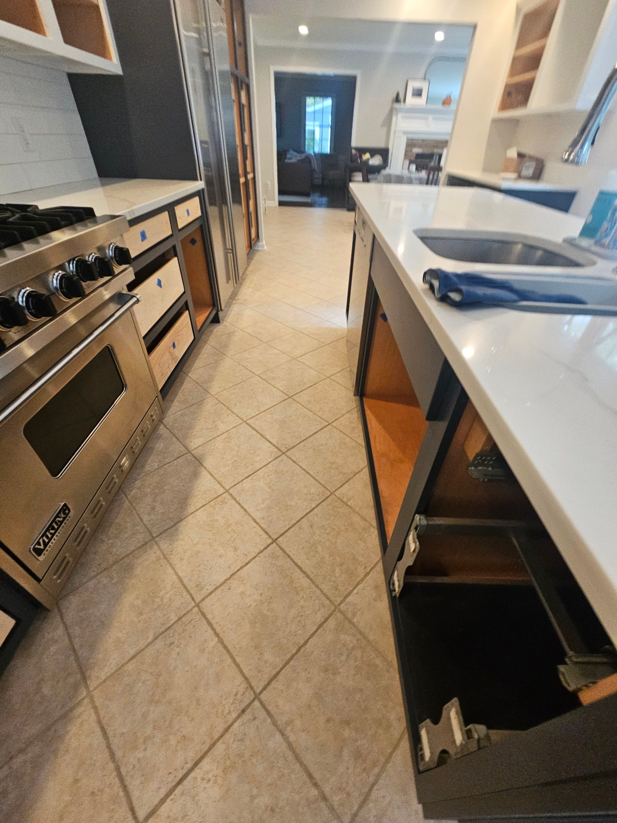 Chic Kitchen Cabinet Refinishing Project by Spectrum Painting, LLC