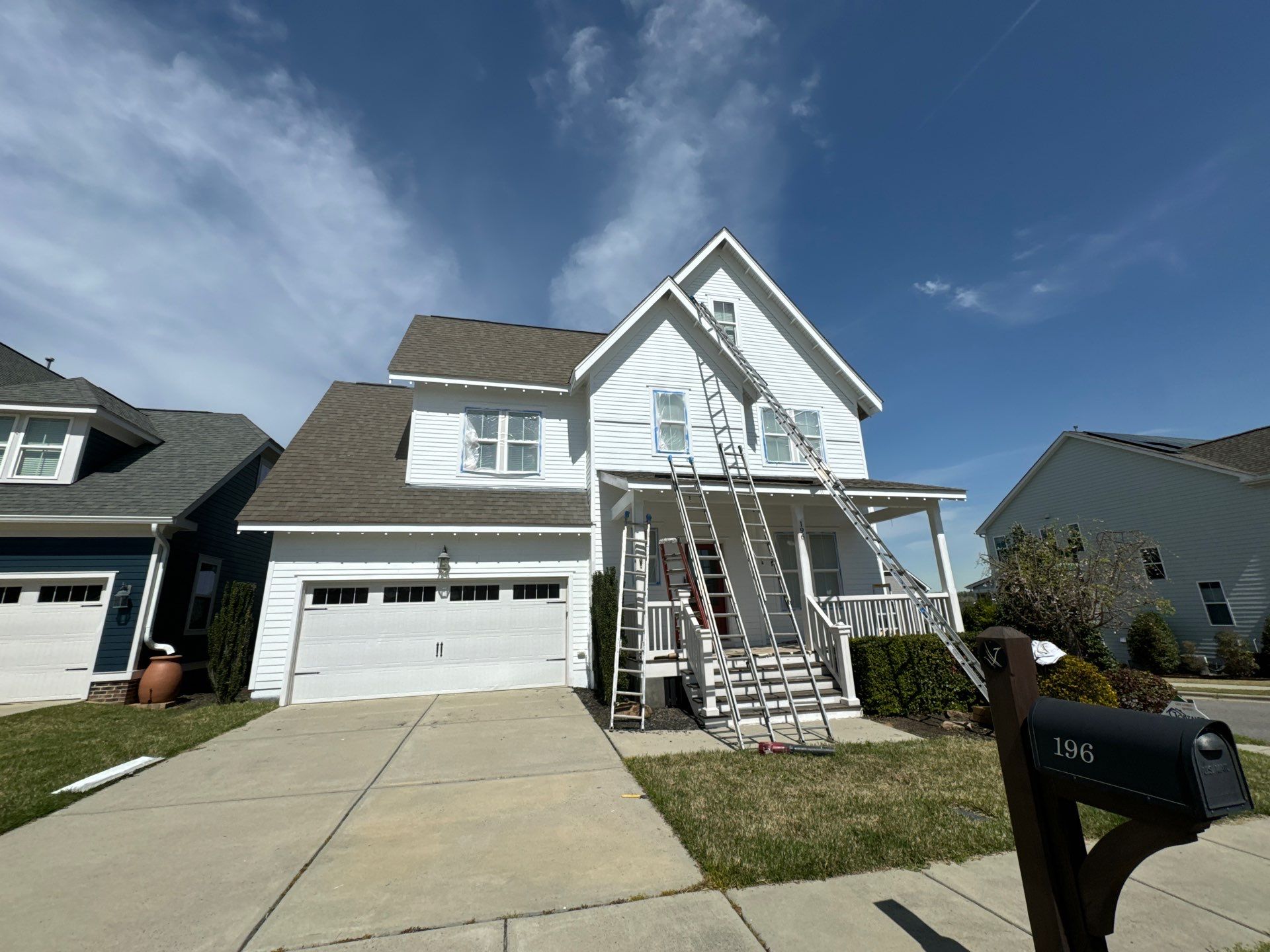 Full exterior painting by GonzalezPainters & Contractors Inc 