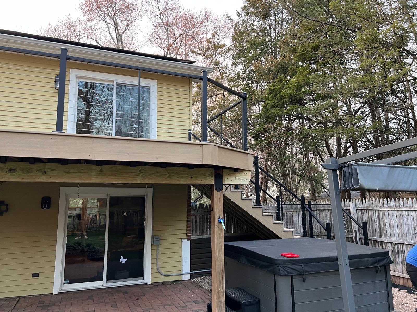 Deck Resurface Project in Franklin Township, New Jersey by deck guardian
