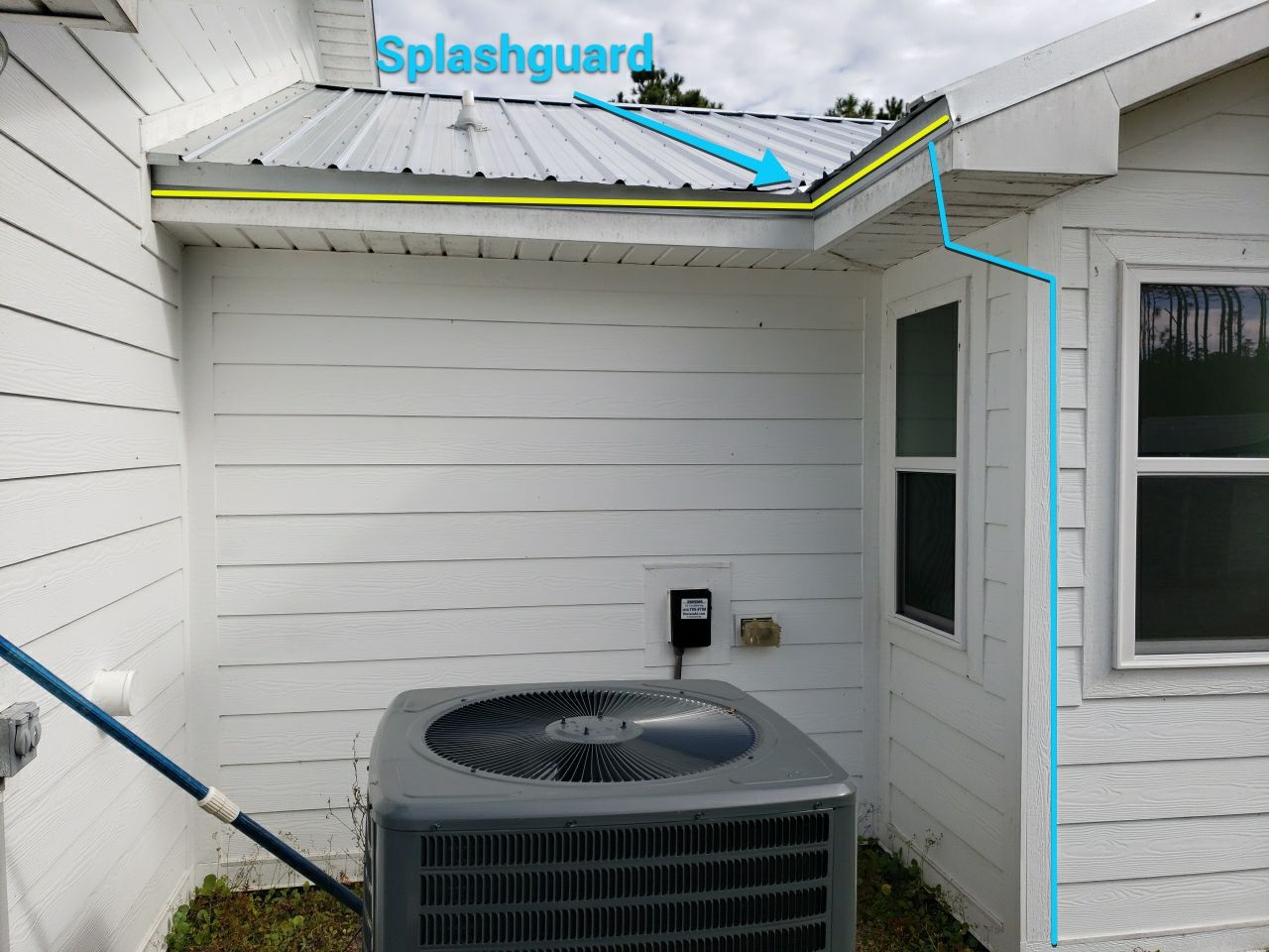 Gutter Installation Using White K-Style Gutters by Gutter Professors