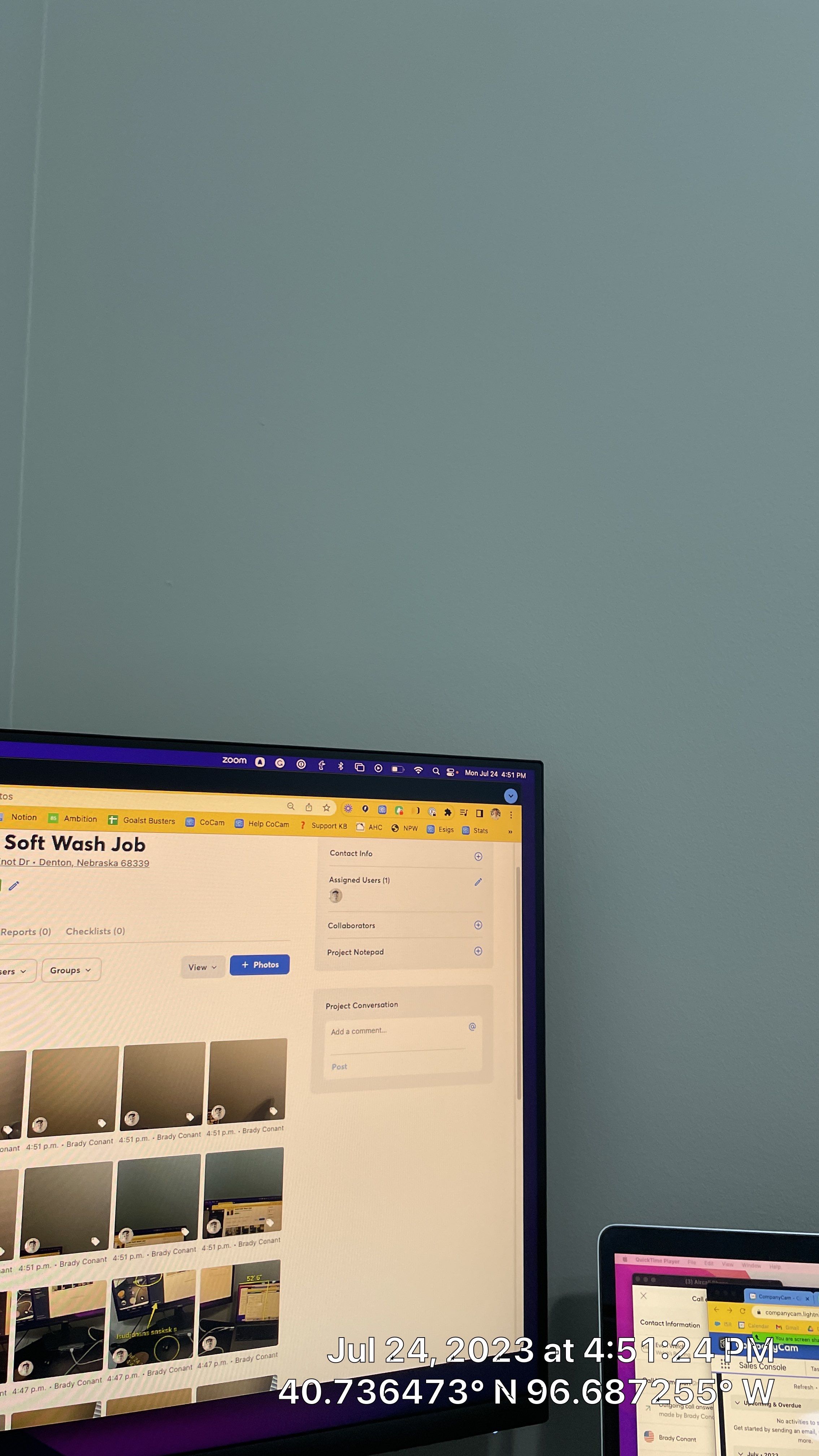 Soft Wash job Lincoln, NE by CompanyCam Sales Demo