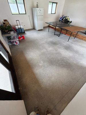 Multi-Room Epoxy Flake Floor Installation Throughout Pentwater Residence