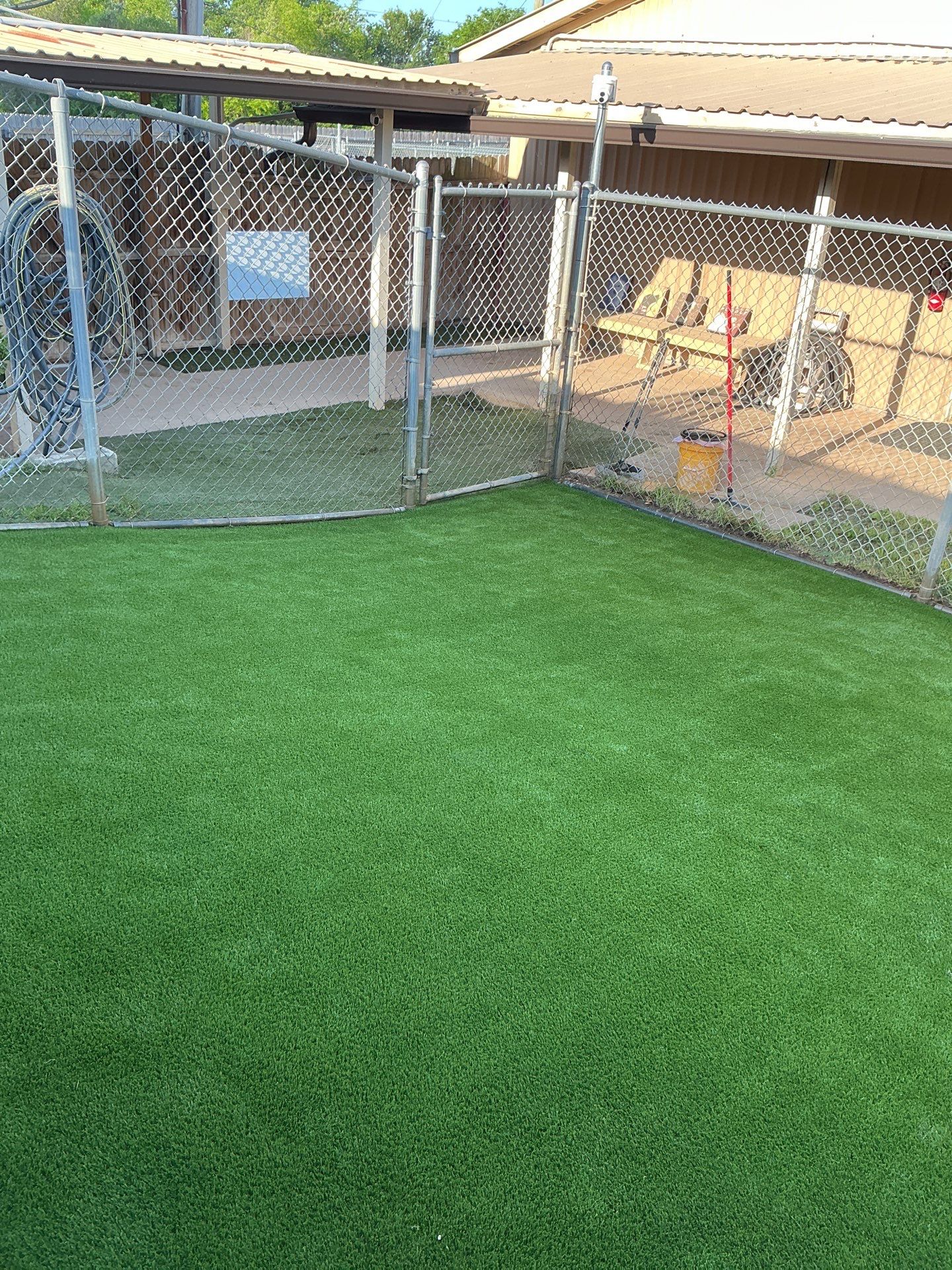 Synthetic Turf Installation using Pet Turf by Turf Concepts