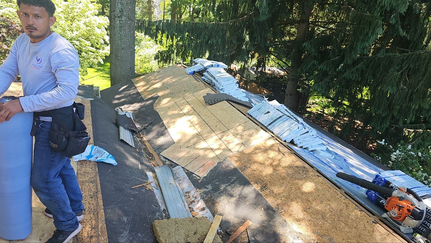 Atlas Pinnacle, Color, Burnt Hickory, Drip Edge, Color, Royal Brown by Eagle Eye Roofing