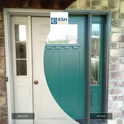 Reshingle and Entry Door
