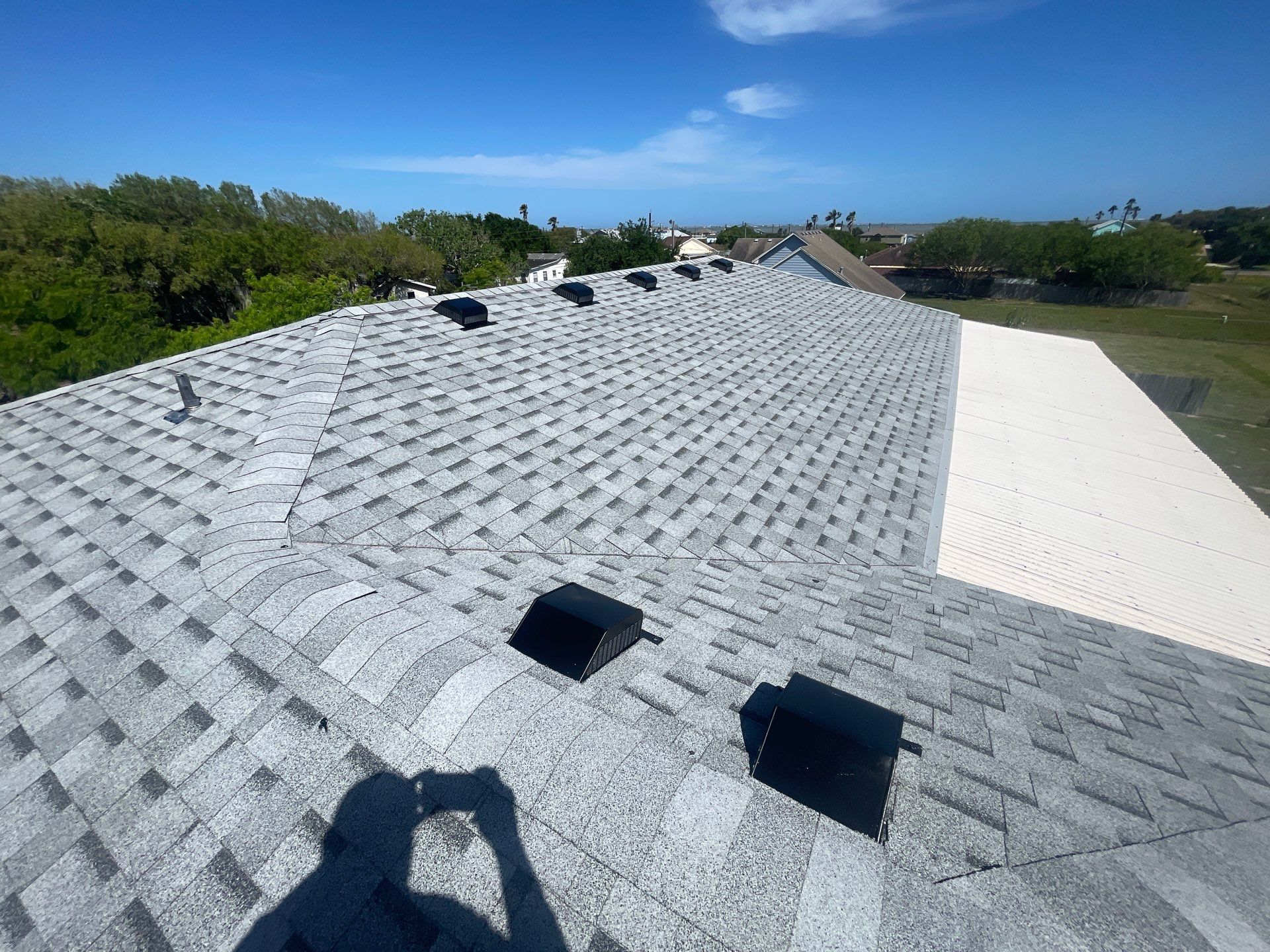 Residential Roofing Installation using IKO Cambridge Dual Gray by Lighthouse Roofing