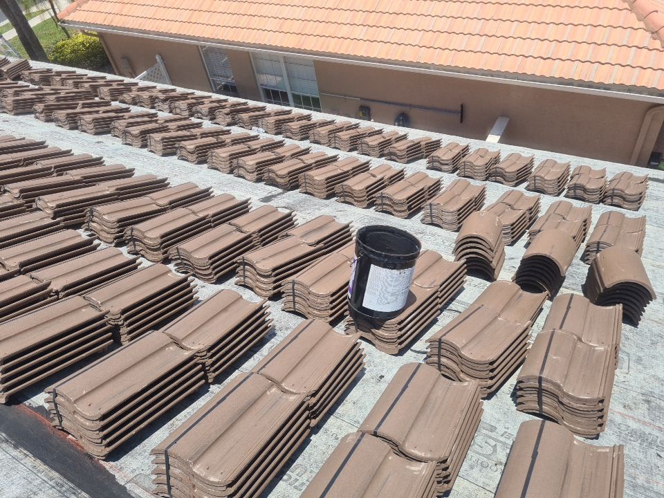 Residential Roofing Installation using Eagle Roofing Tile by BLUES BROTHERS ROOFING