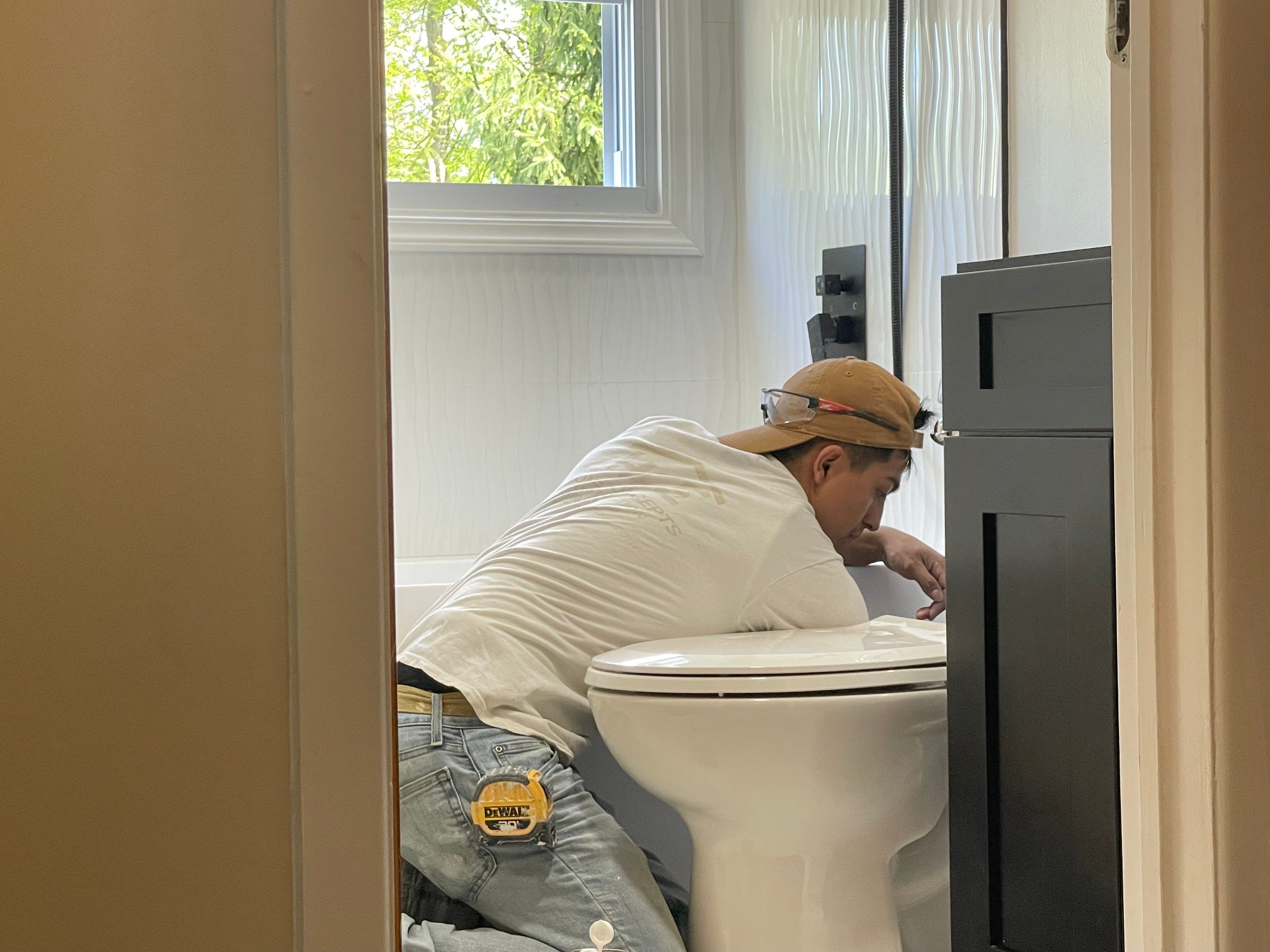 Bathroom Remodel using Tile by Home Concepts Construction