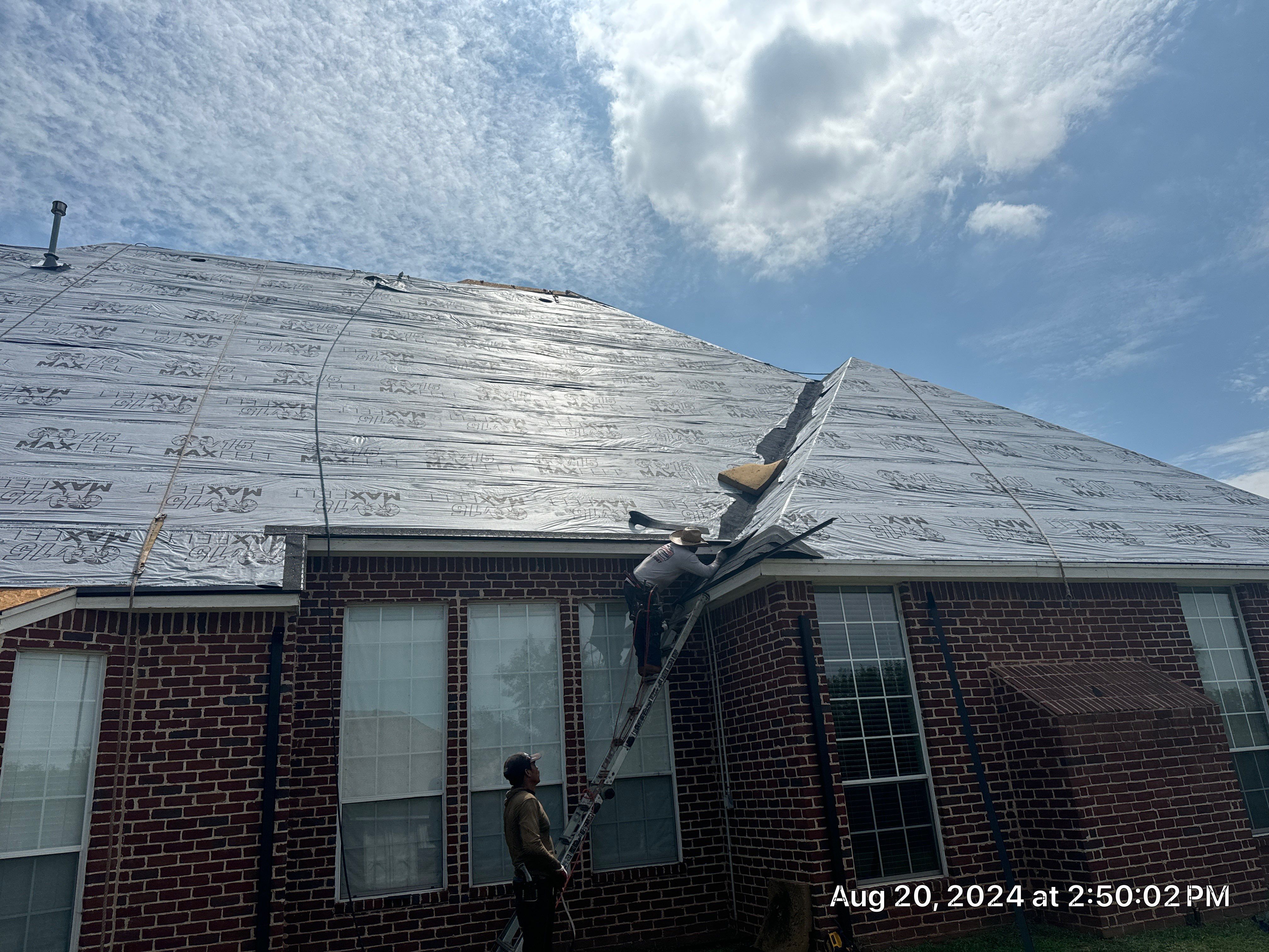Reroof using IKO by Castillo Roofing