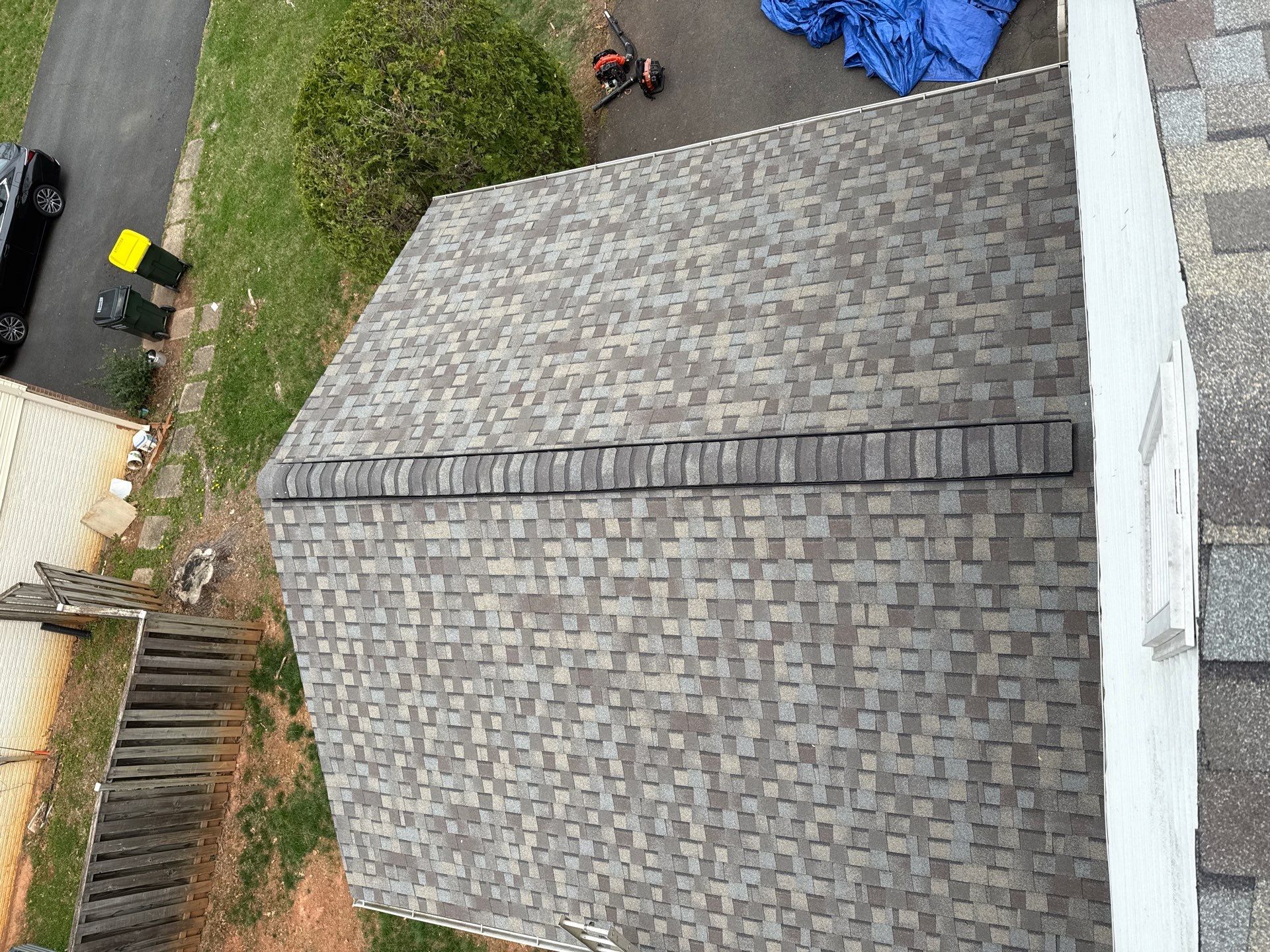 Burke: Residential Roof Replacement with CertainTeed Landmark Pro in Max Def Weathered Wood by RM Banning, Inc.