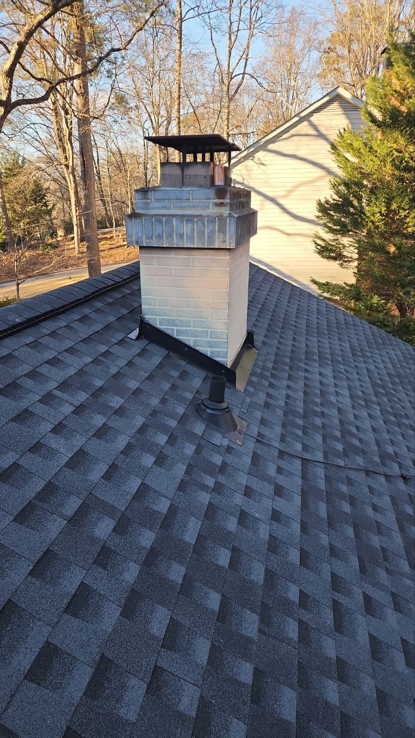 Atlanta, GA Roof Replacement GAF Timberline HDZ Charcoal Black by Reset Roofing