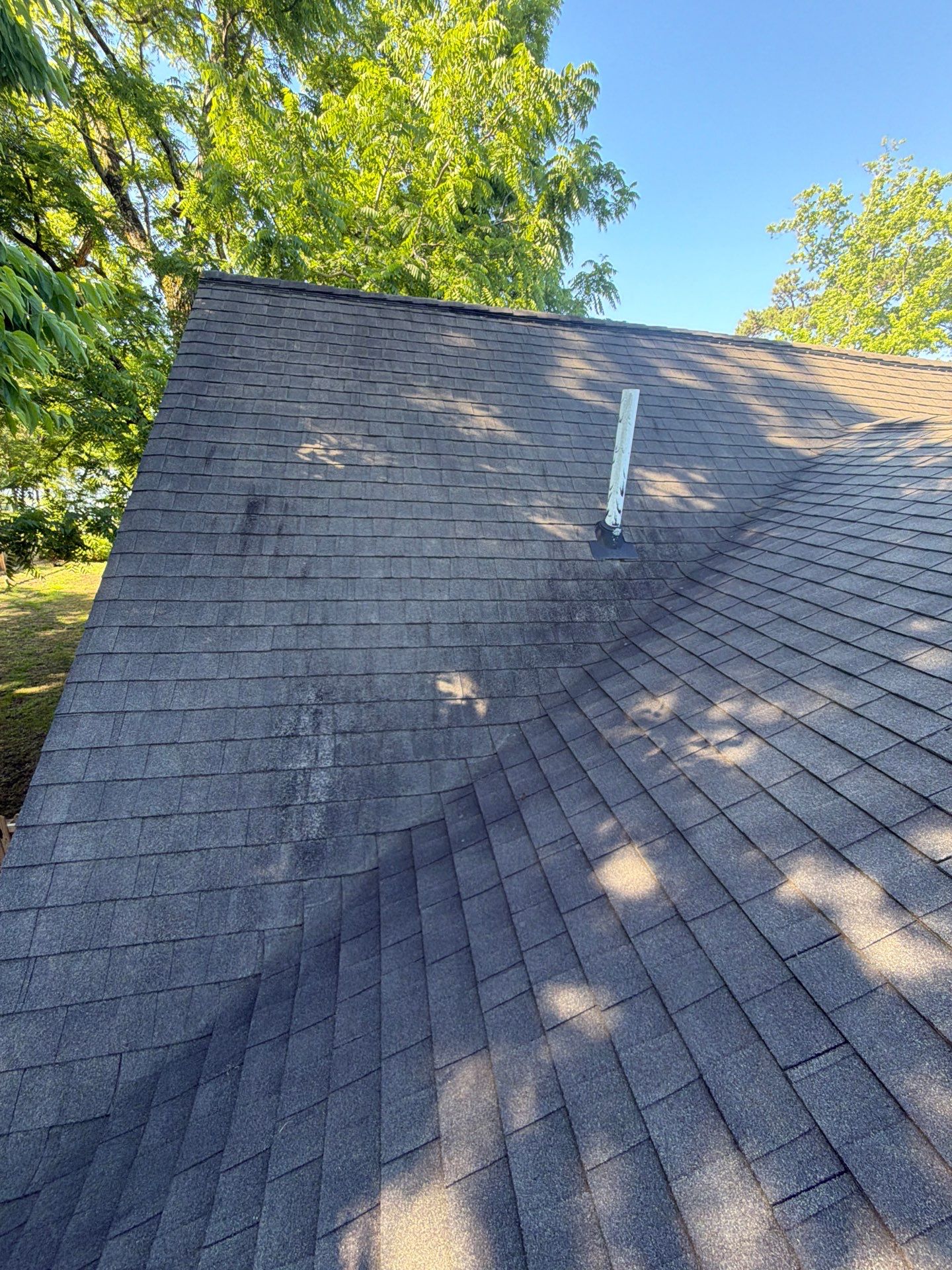 Complete Asphalt Shingle Roof Replacement and Sheathing Repair in Deltaville by Cade Construction