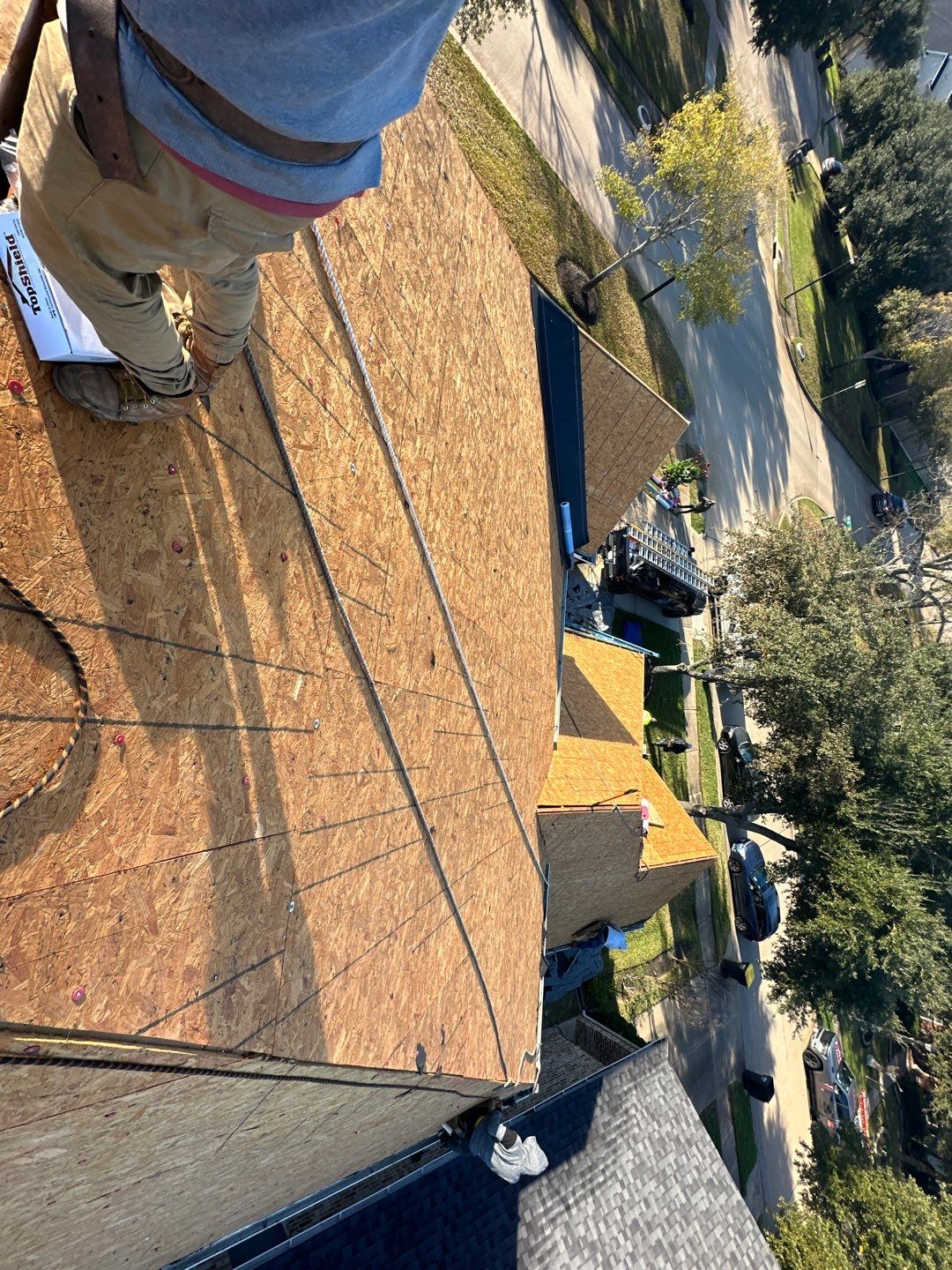 Residential Roofing Installation using Owen's Corning Duration (Lifetime) Shingles by Roof Repair Company