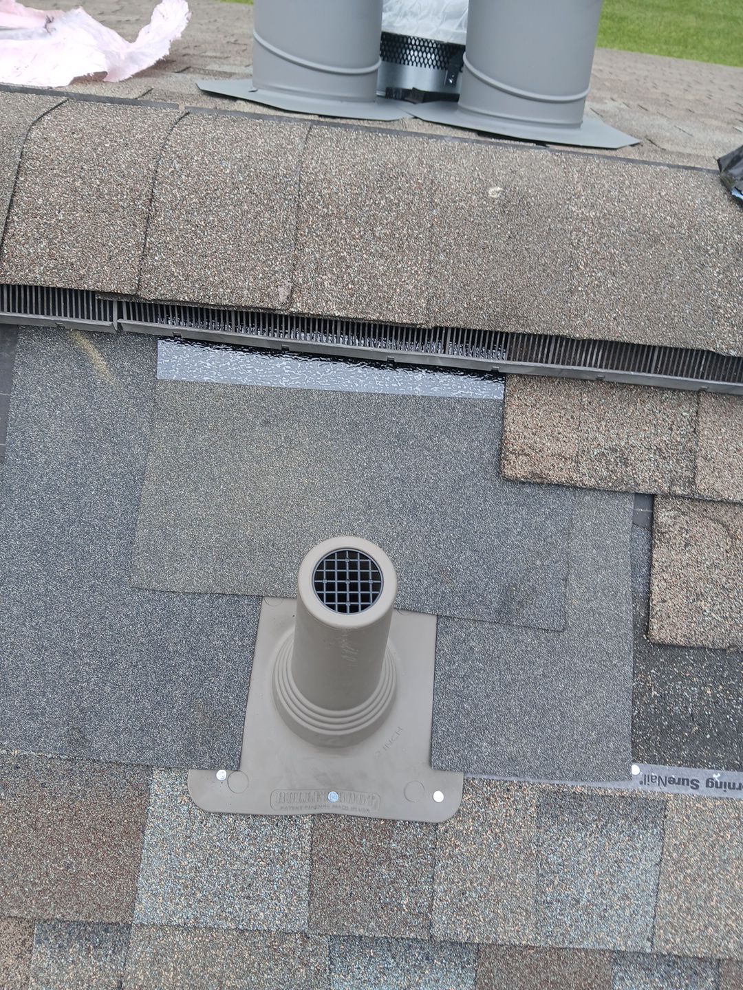 Hail Damage using Owen's Corning Duration (Lifetime) Shingles by Roof Repair Company