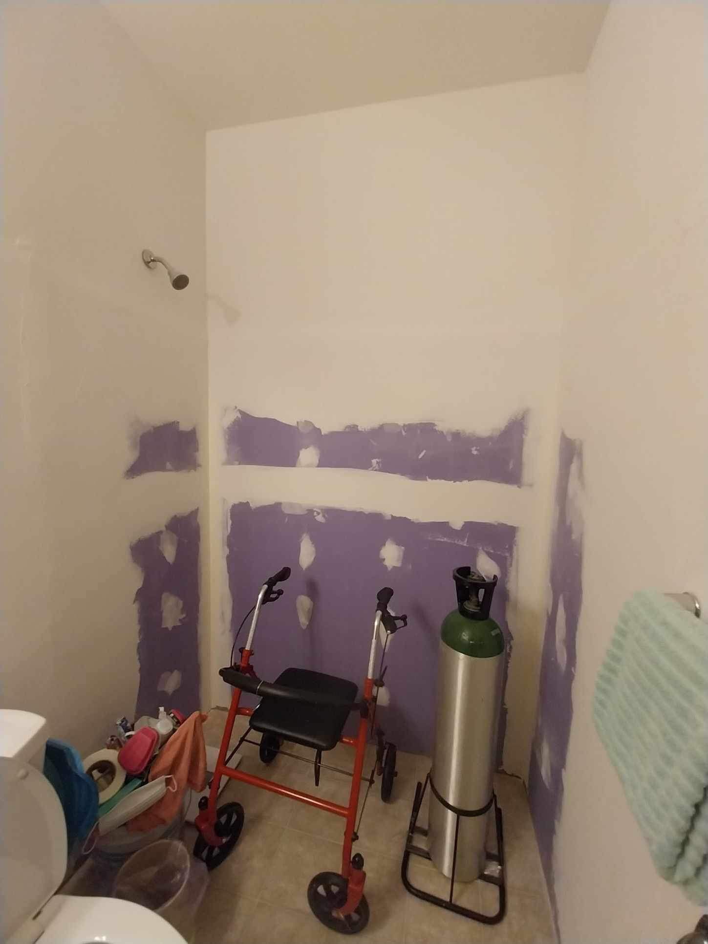 Bathroom Remodel using Sherwin Williams Duration Satin finish by Laser Focused Solutions LLC