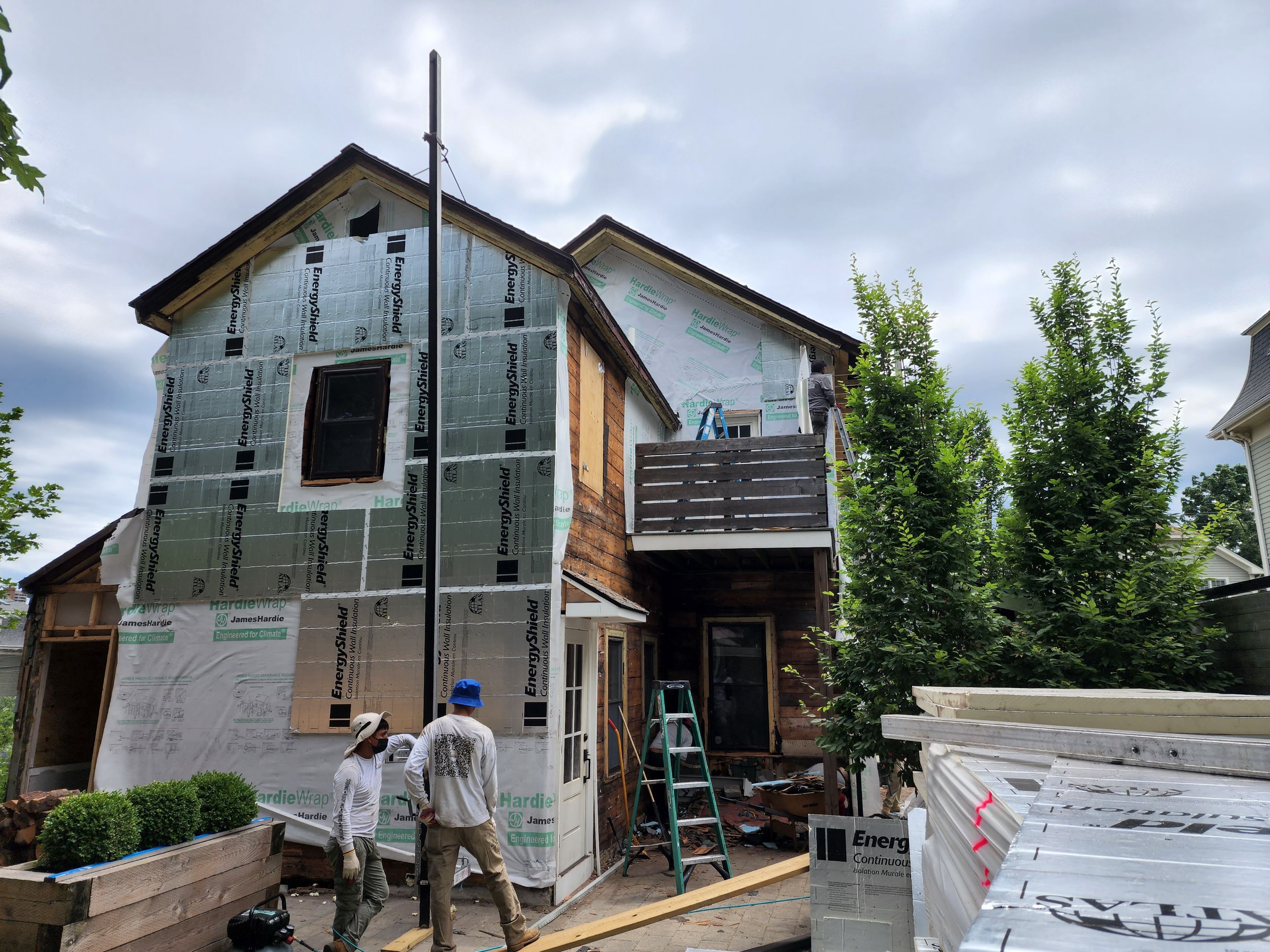 Siding Installation using James Hardie by UBrothers Construction