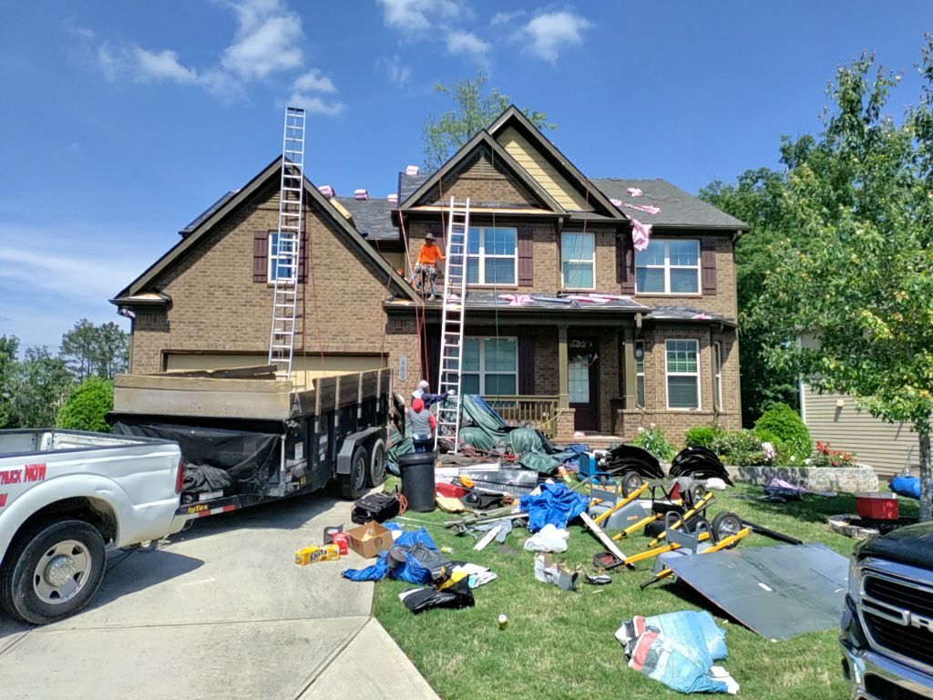 Residential Roofing Installation using Owens Corning TruDef Peppermill Gray by Inspector Roofing and Restoration